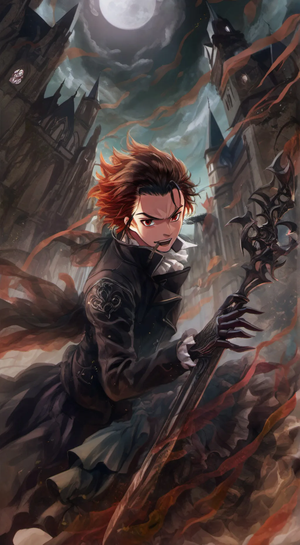 ai character: демон background