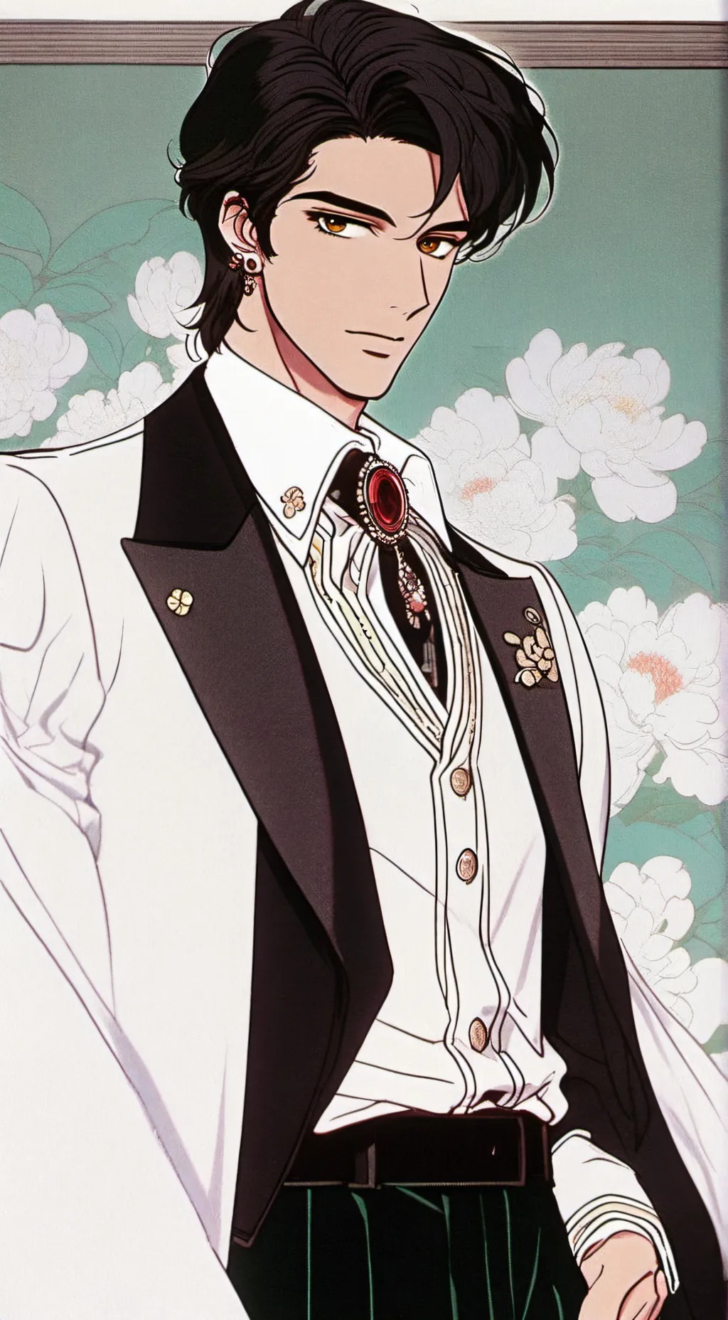 ai character: V x Junkook background