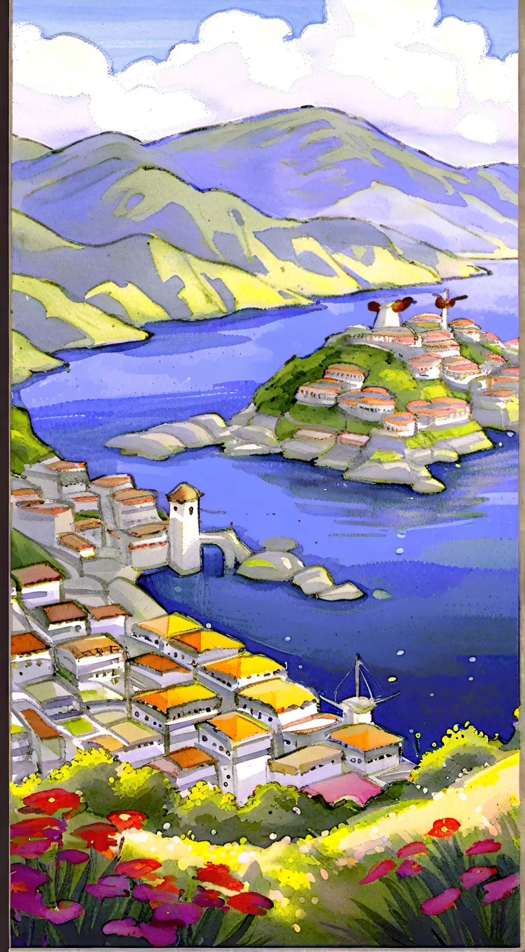 ai character: Dandandan background