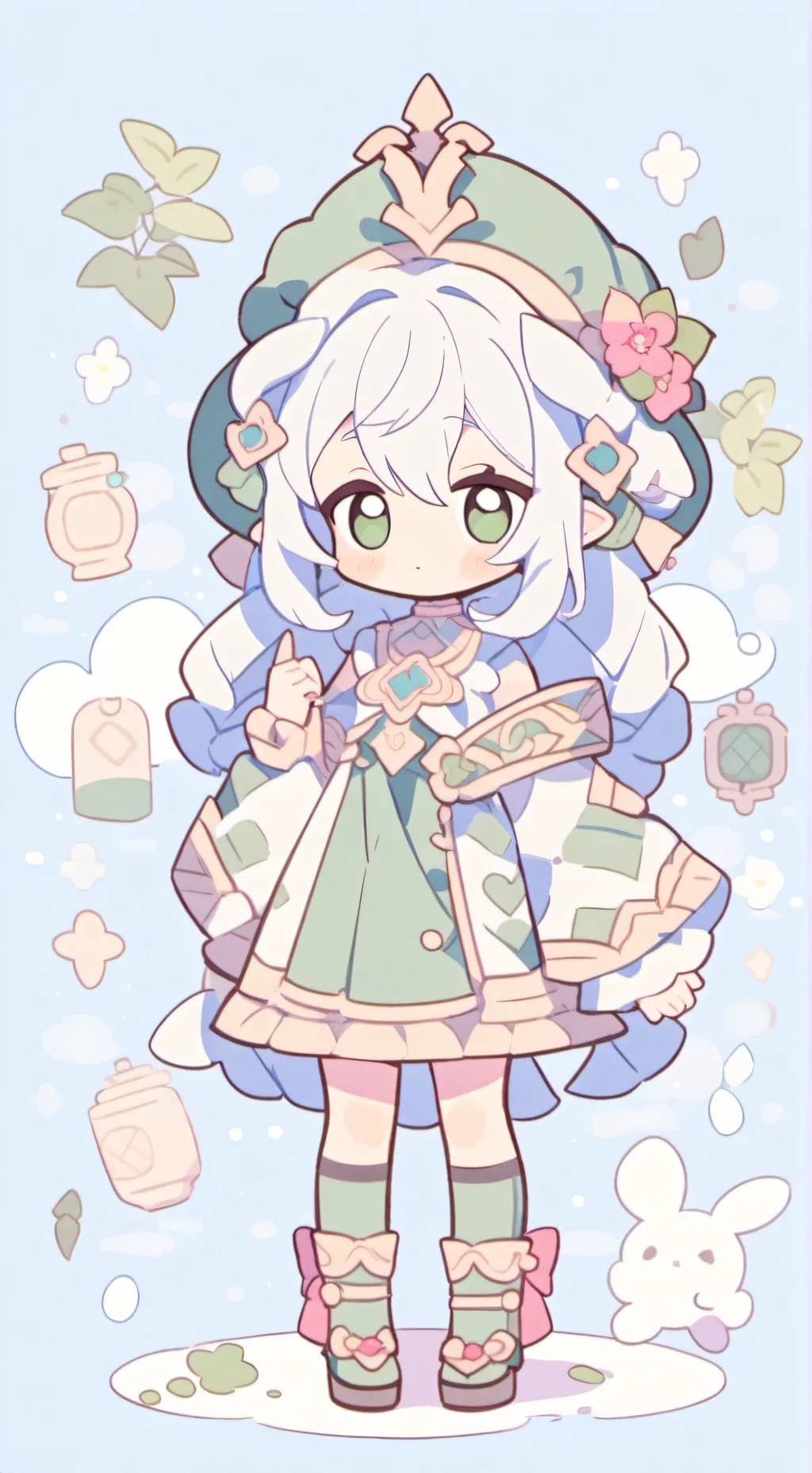 ai character: Vee 🖥  background