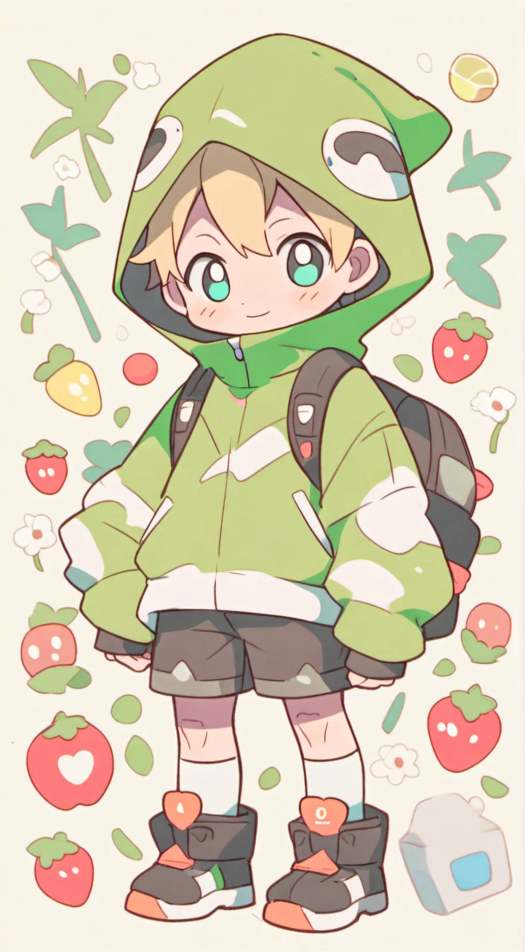 ai character: sasunaru  background