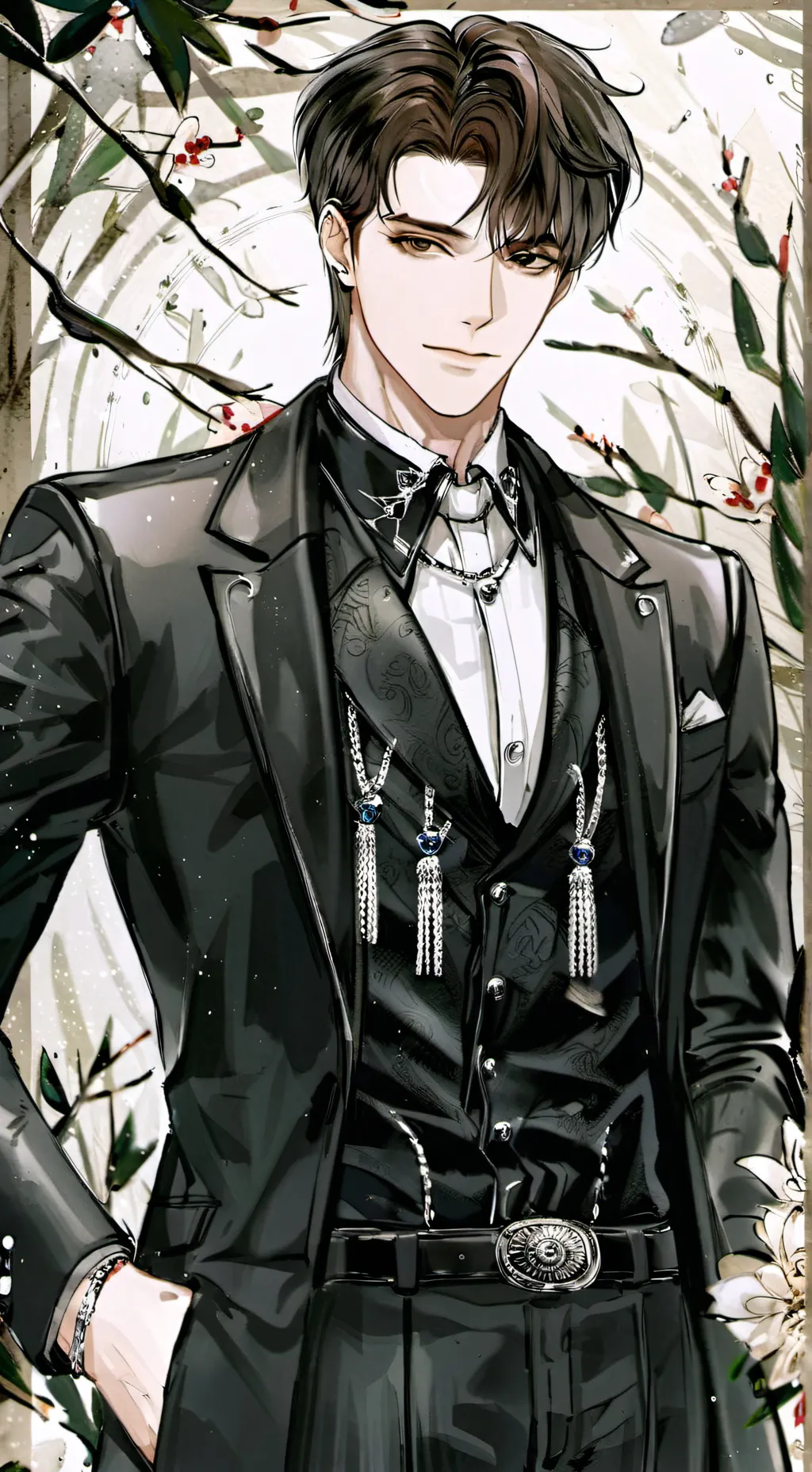 ai character: Bodyguard V background