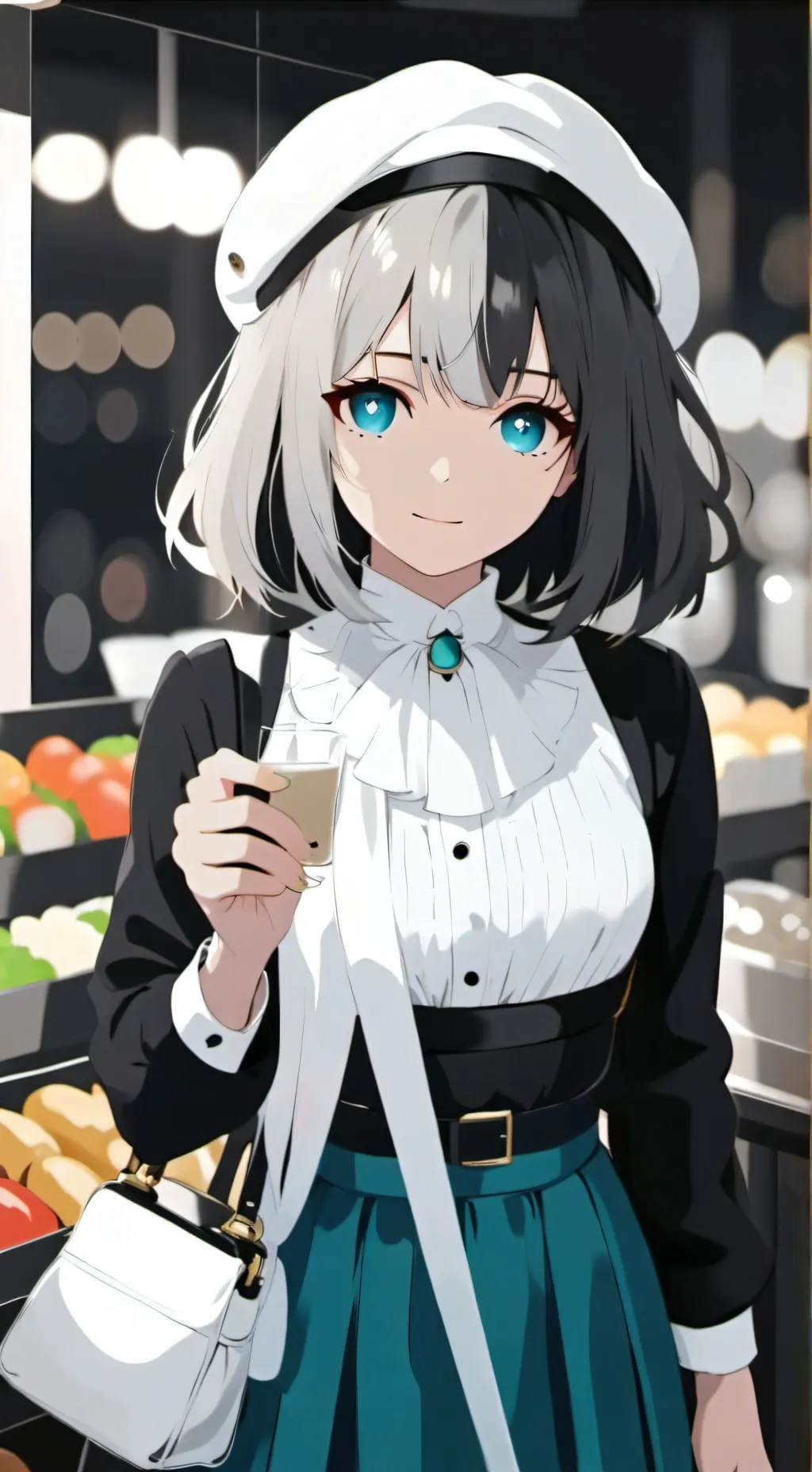 ai character: Drunk female background