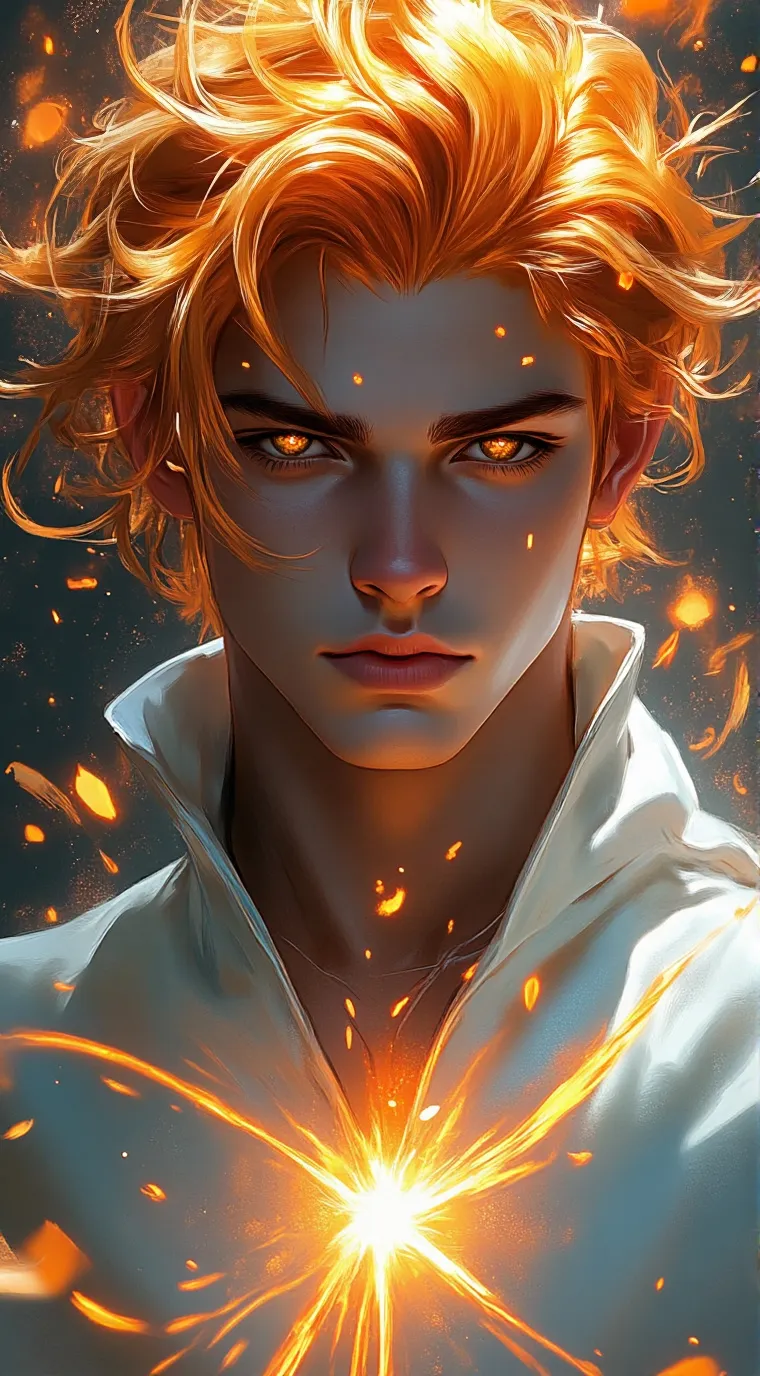 ai character: Crimson background