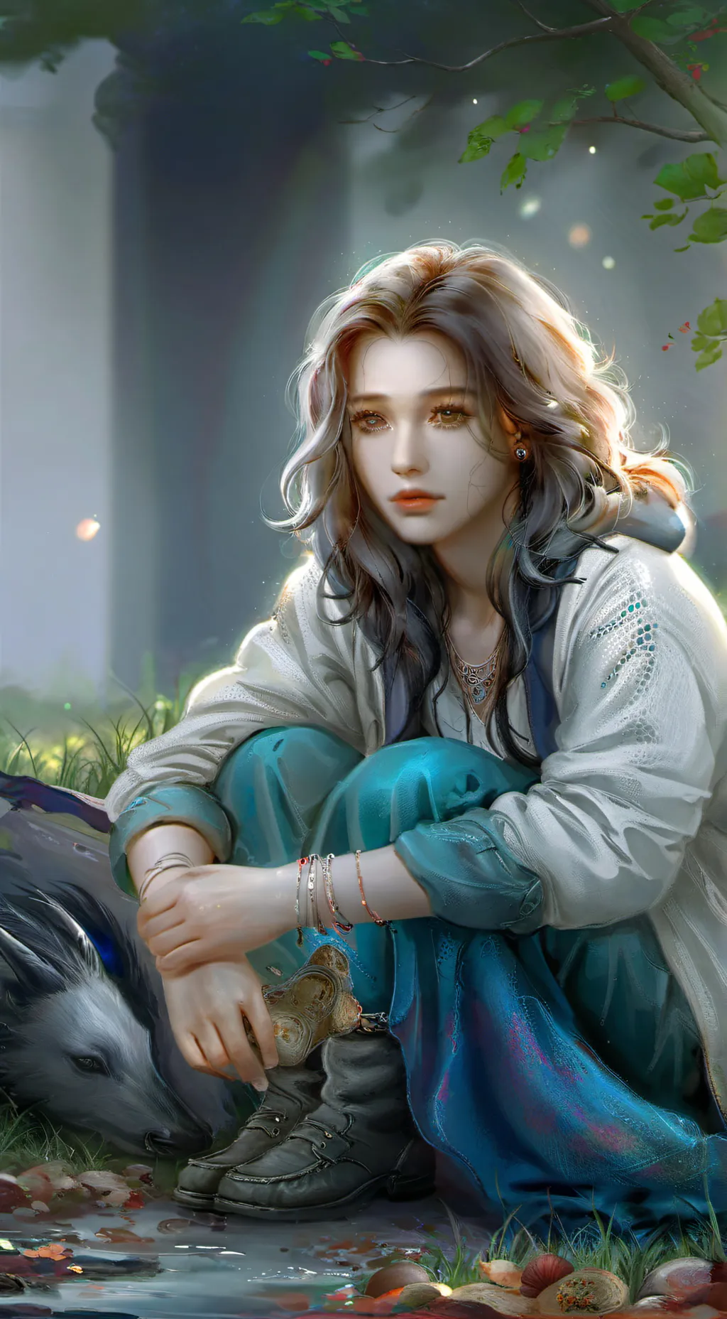 ai character: Rose 🌹⚕️ background