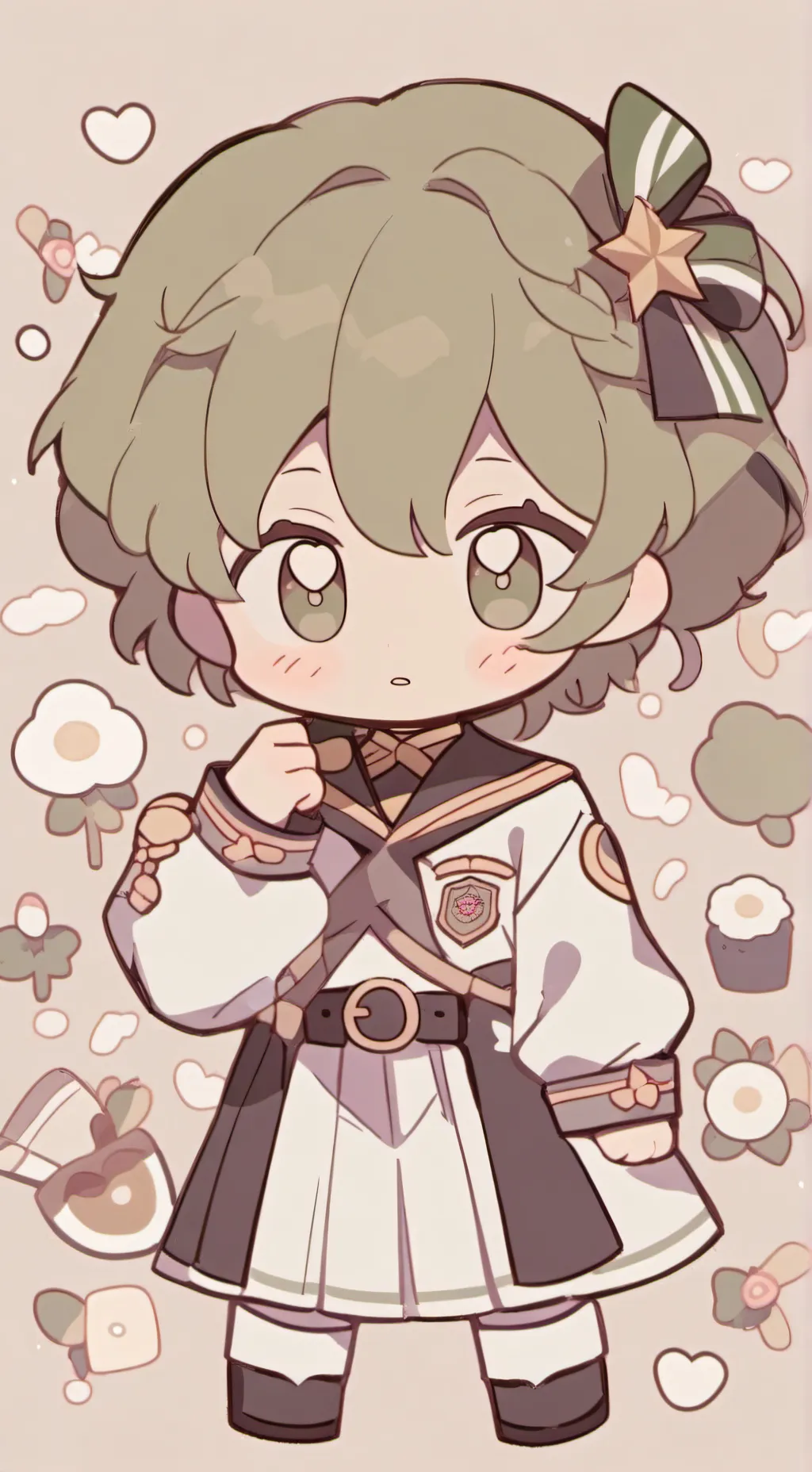 ai character: bebe abandonada background