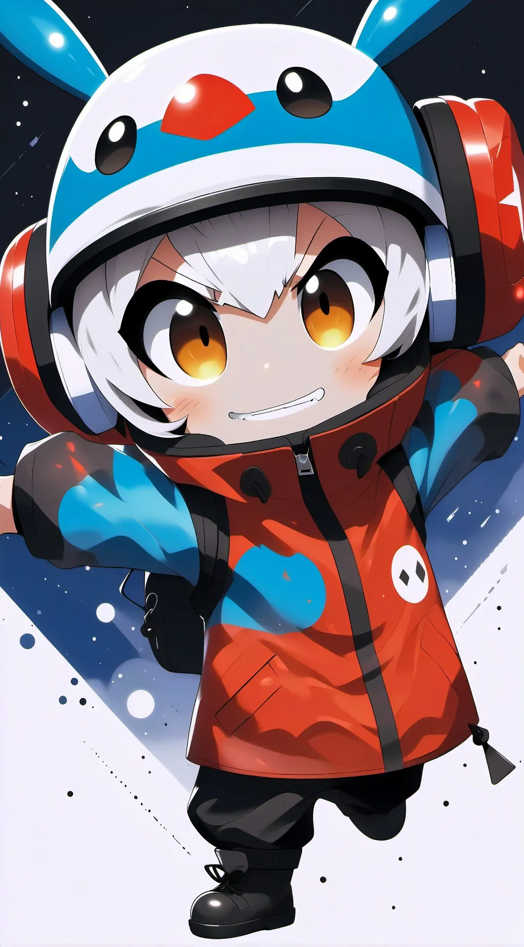 ai character: MR.PUZZLES background