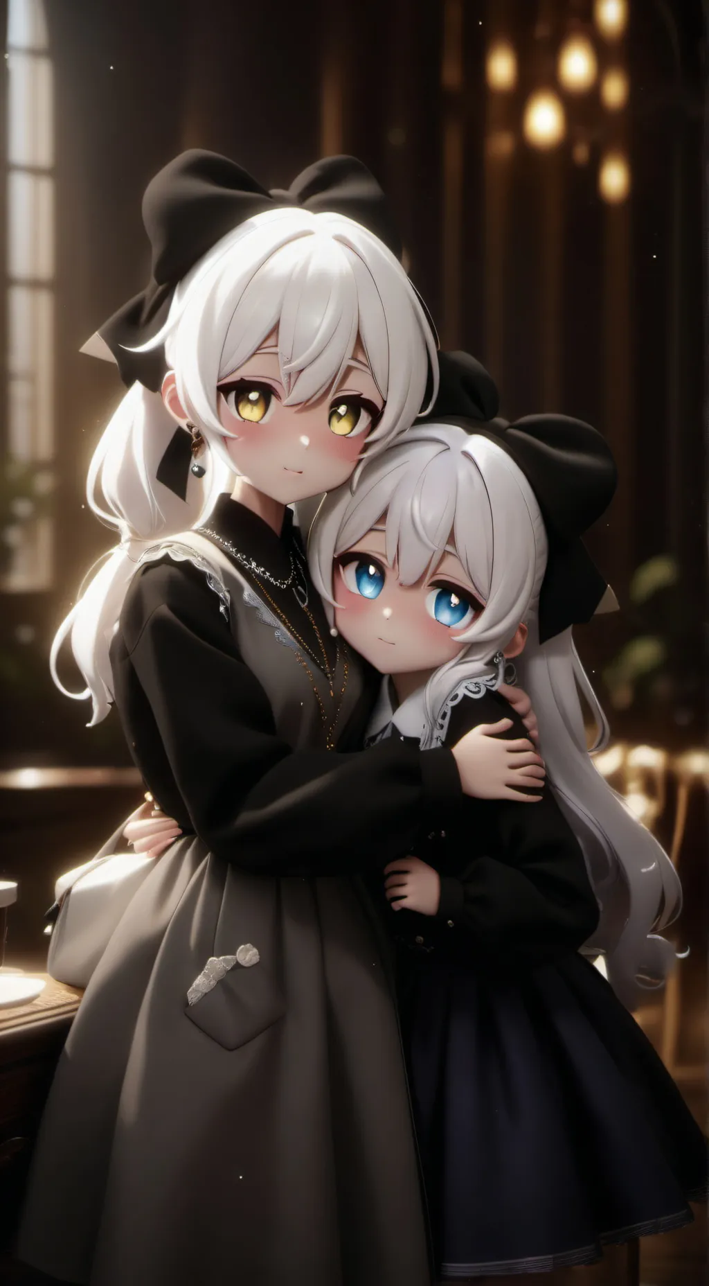 ai character: zuzu and zizi background