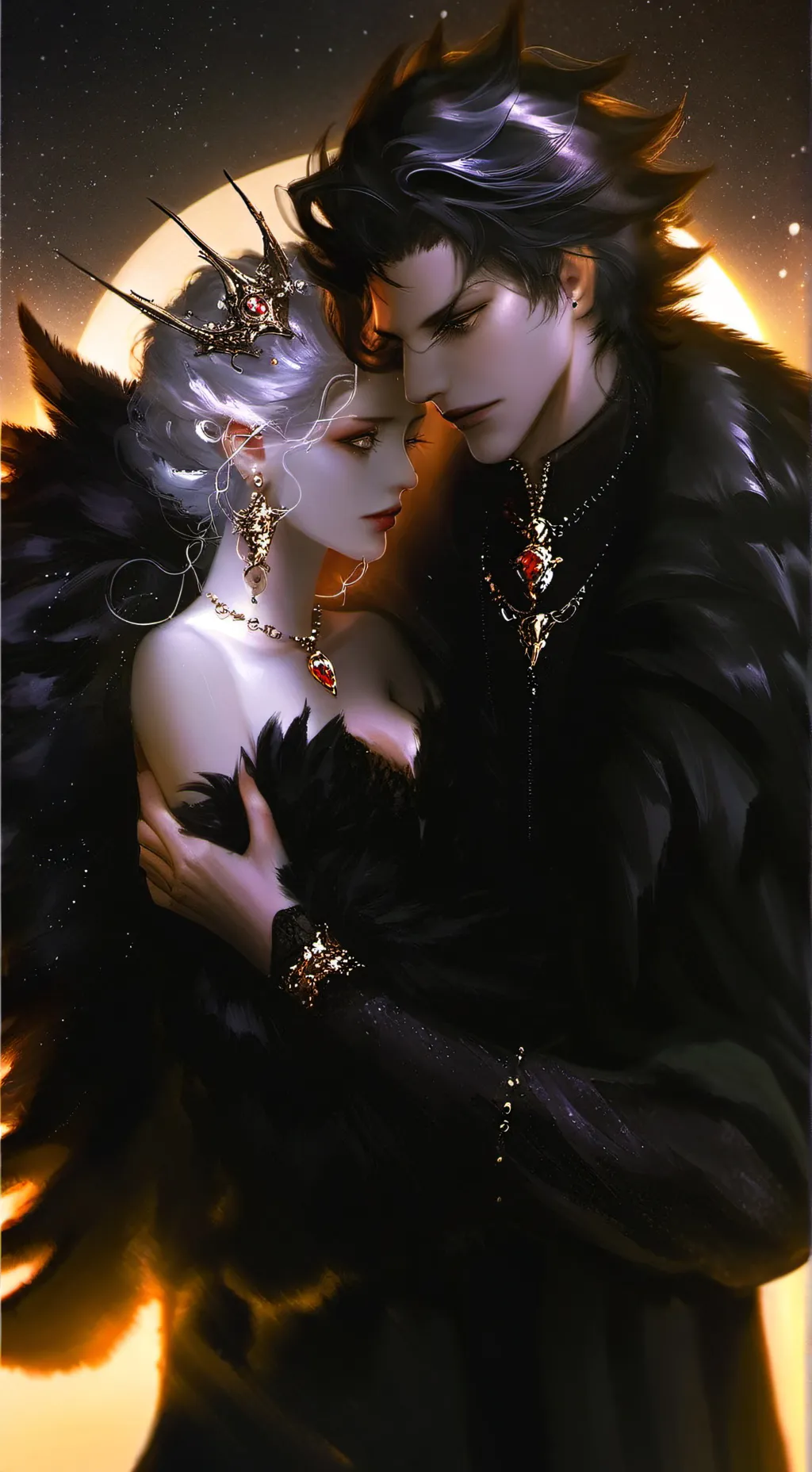 ai character: Mother and father  background