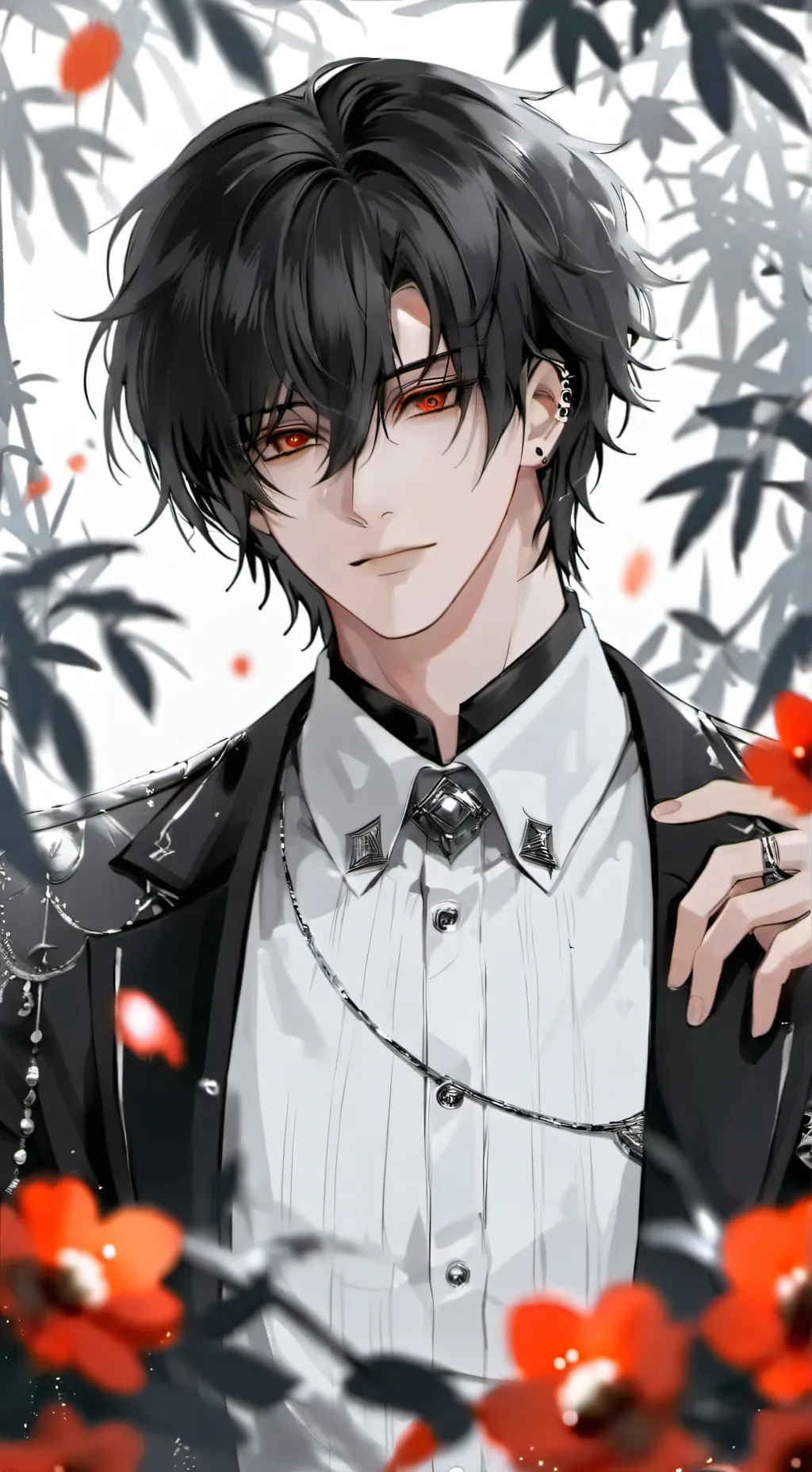 ai character: ден background