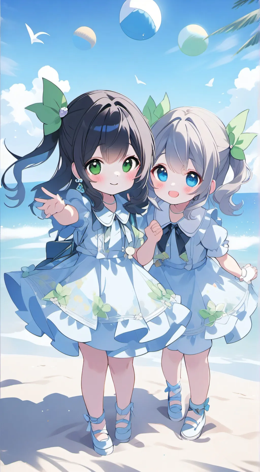 ai character: lily and sofi background