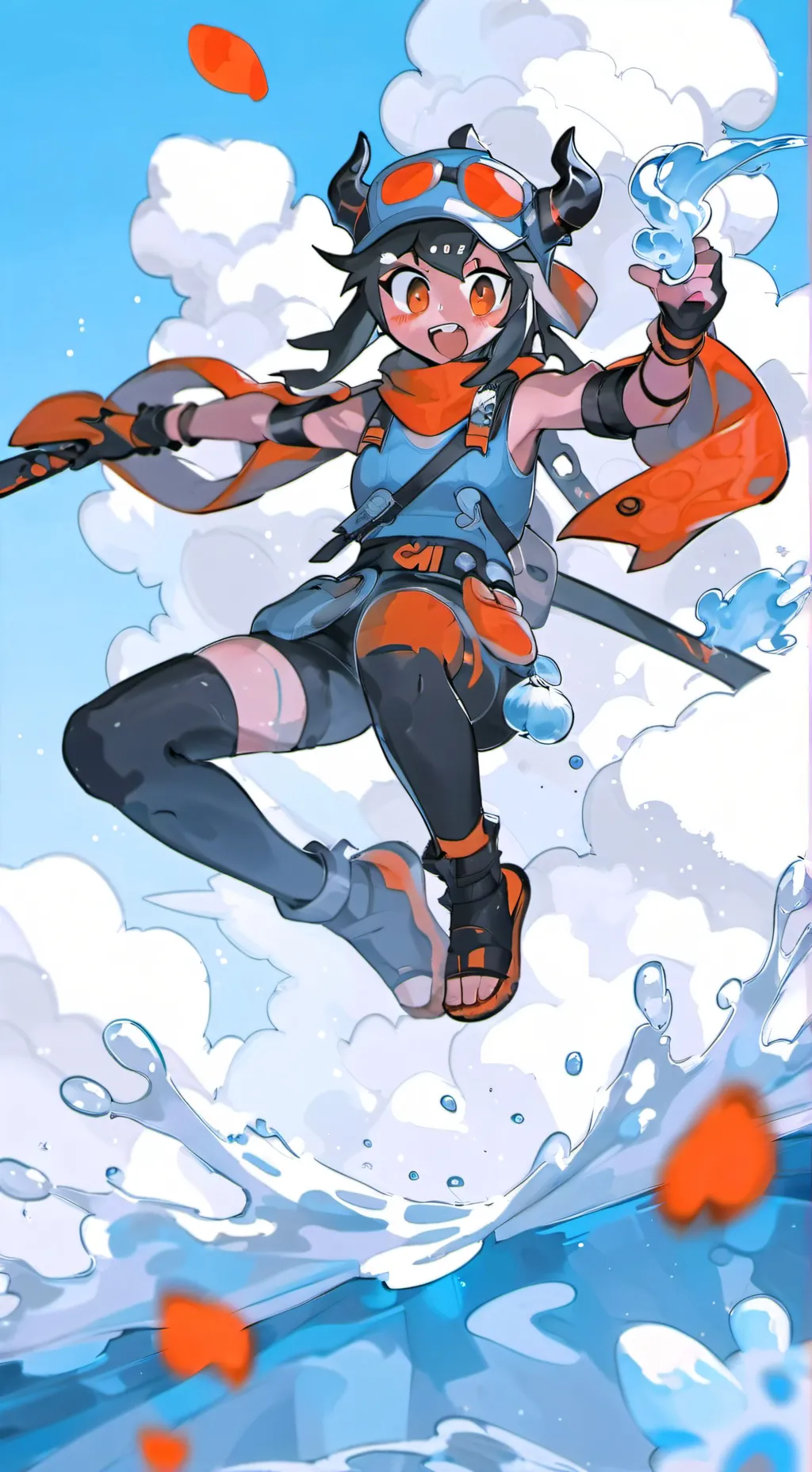 ai character: Dw School!!✨ background