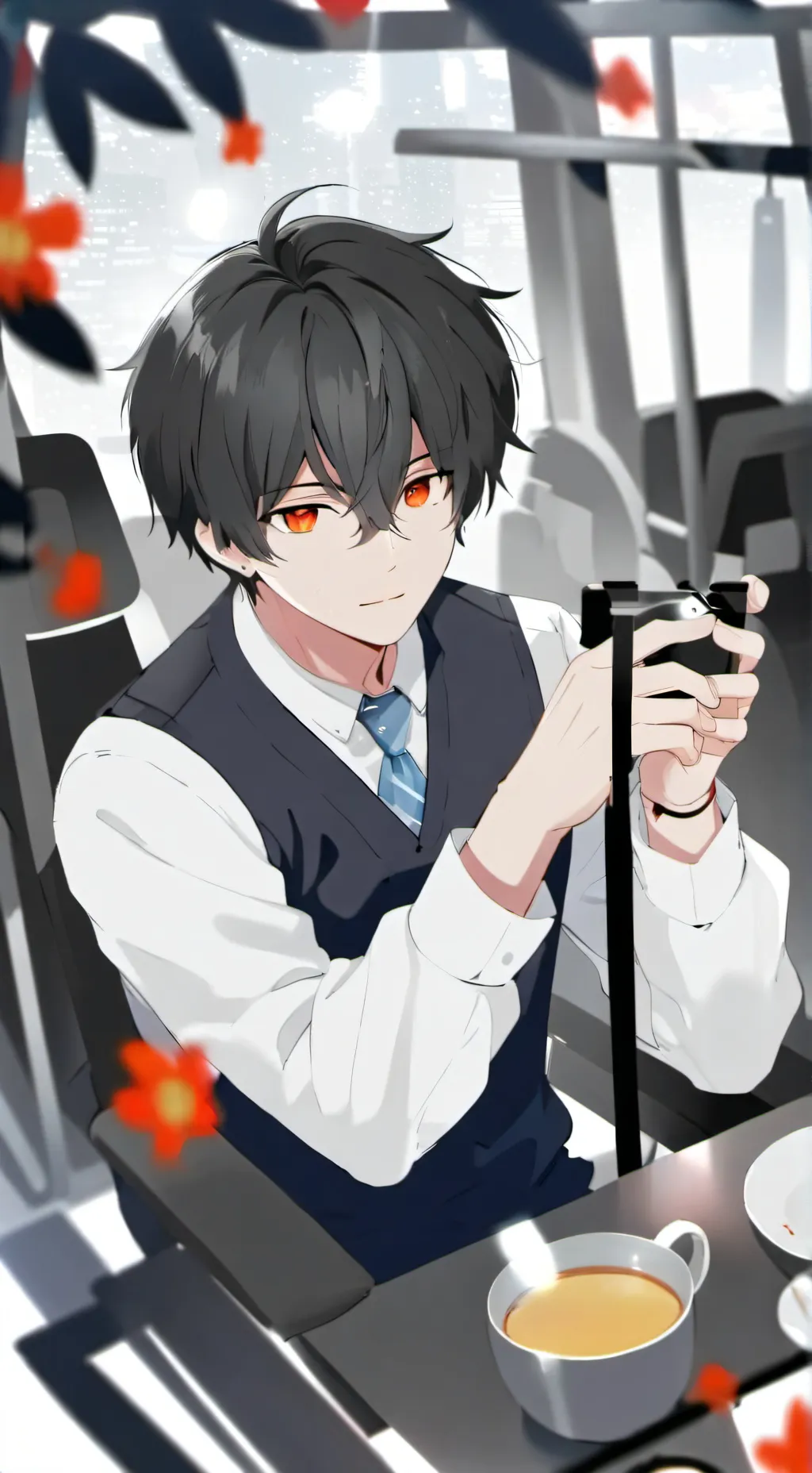 ai character: mha te odia😡😡 background