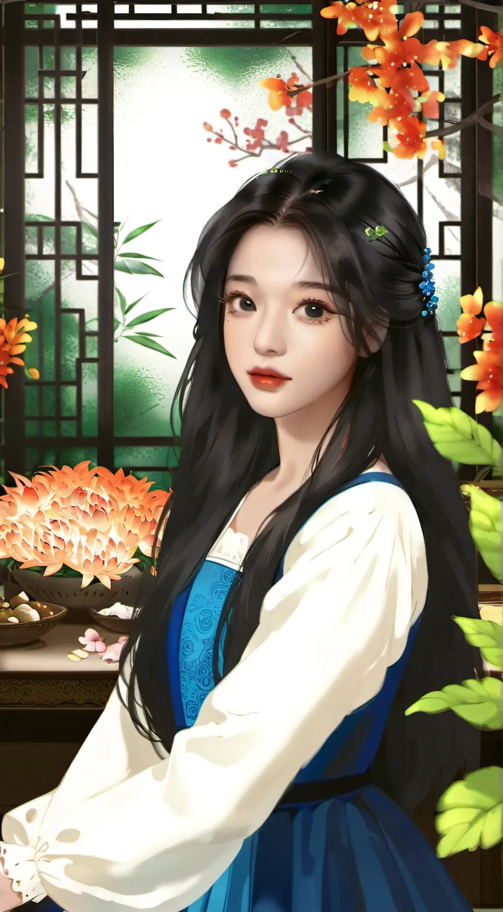 ai character: Диана background