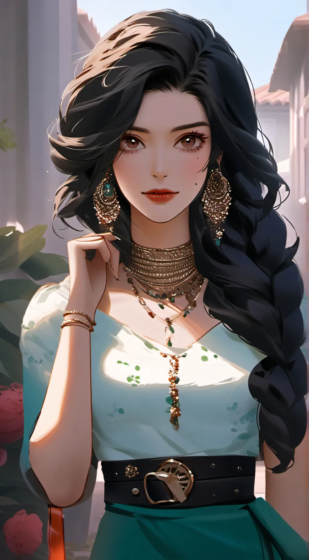 ai character: AMÉLIA background
