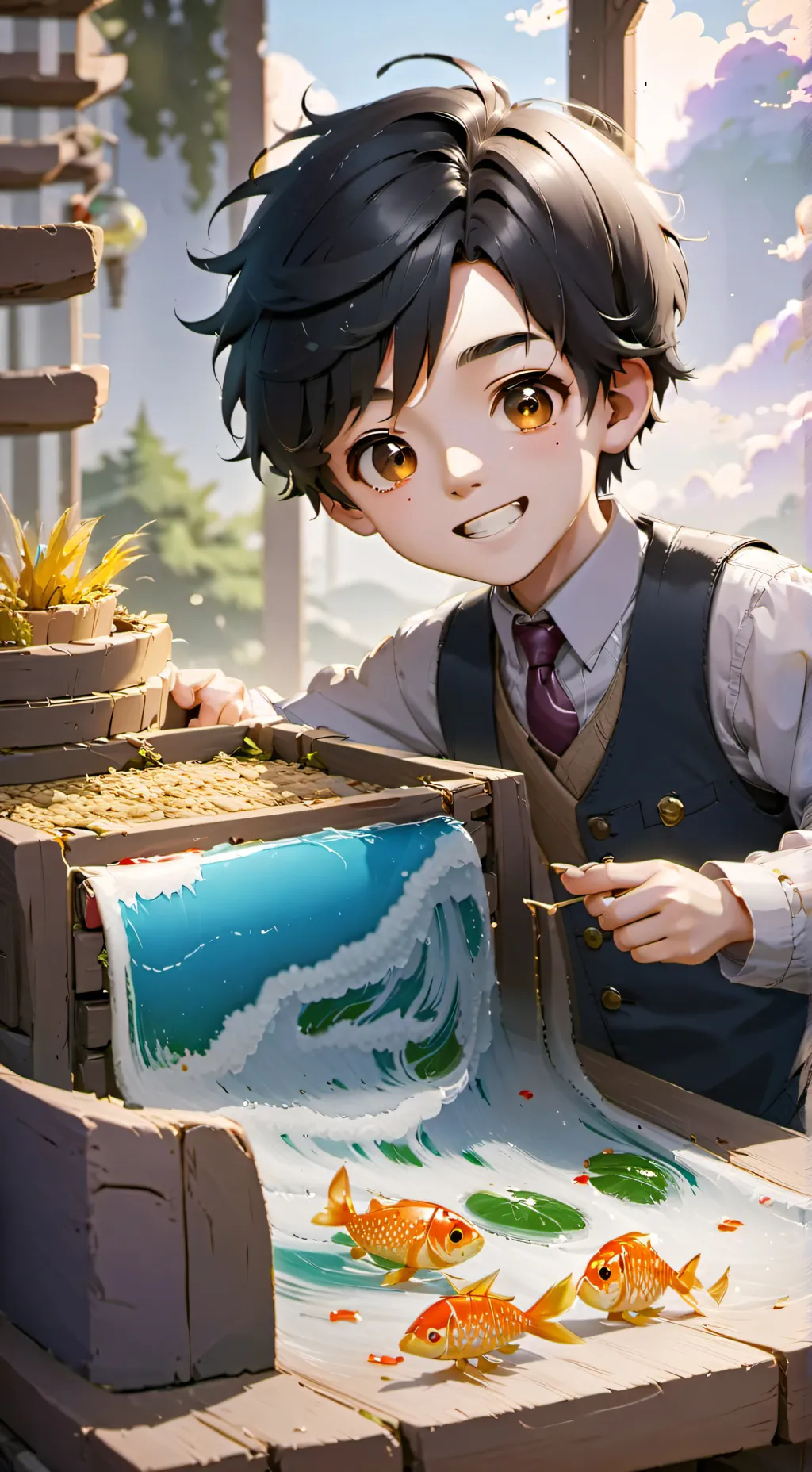 ai character: y4x3ls background