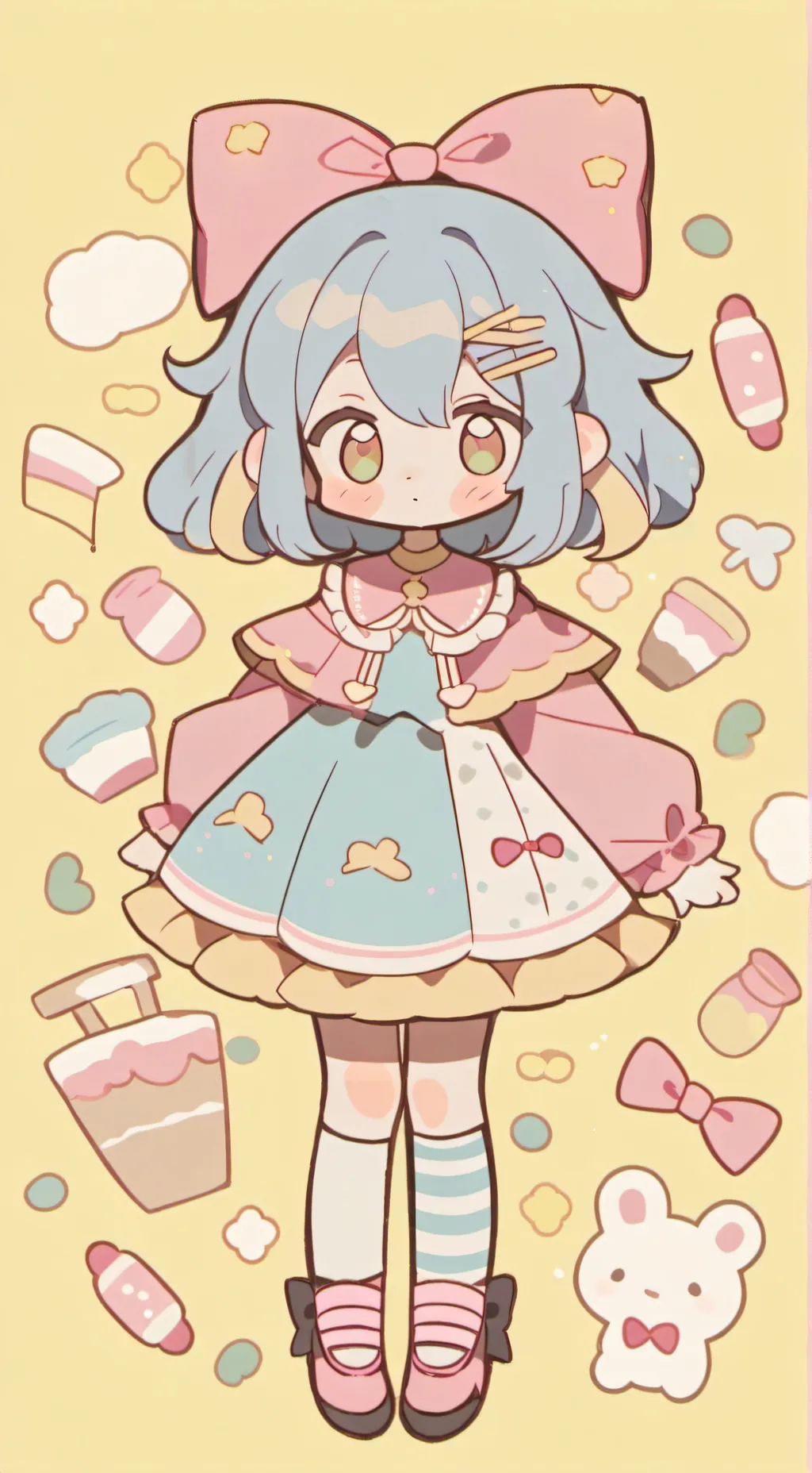 ai character: poppy background