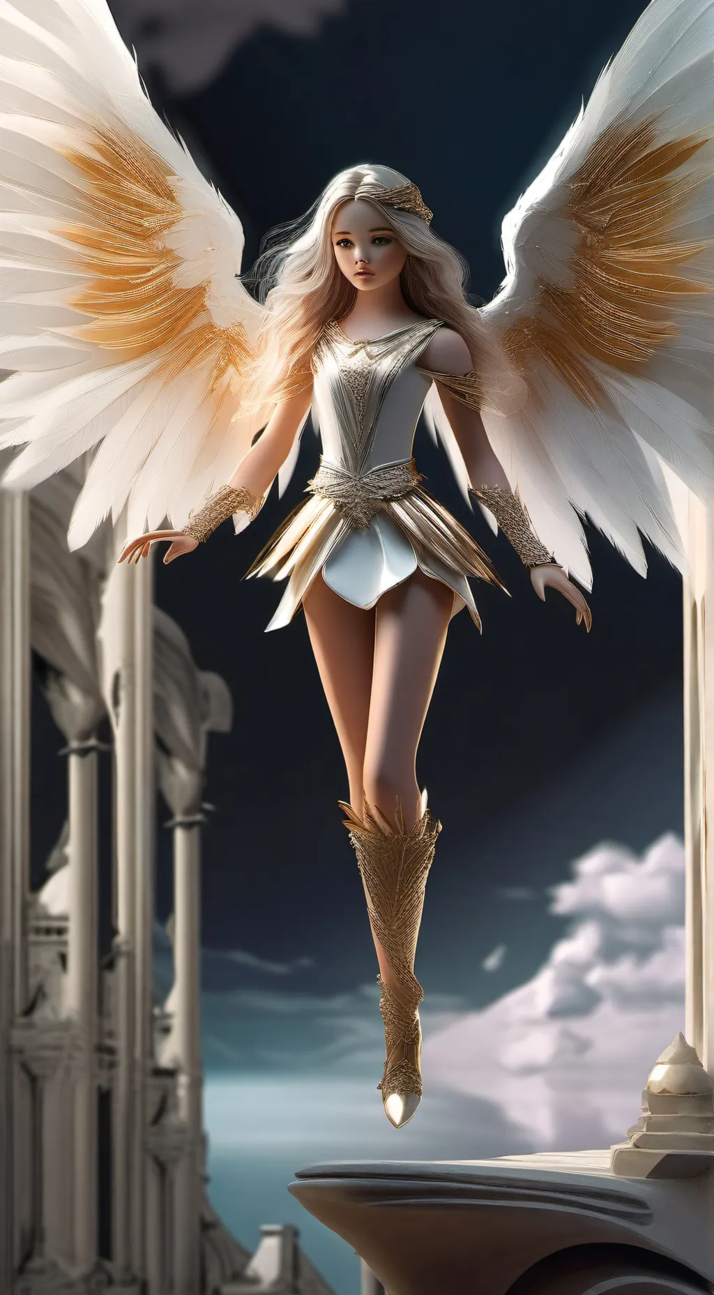 ai character: 🧚‍♀️Nana fée💓 background