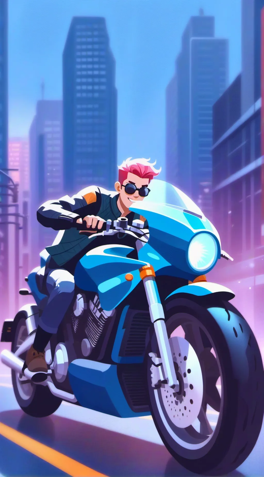 ai character: leo background