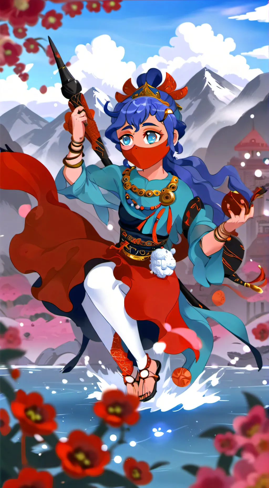 ai character: Father's Day background