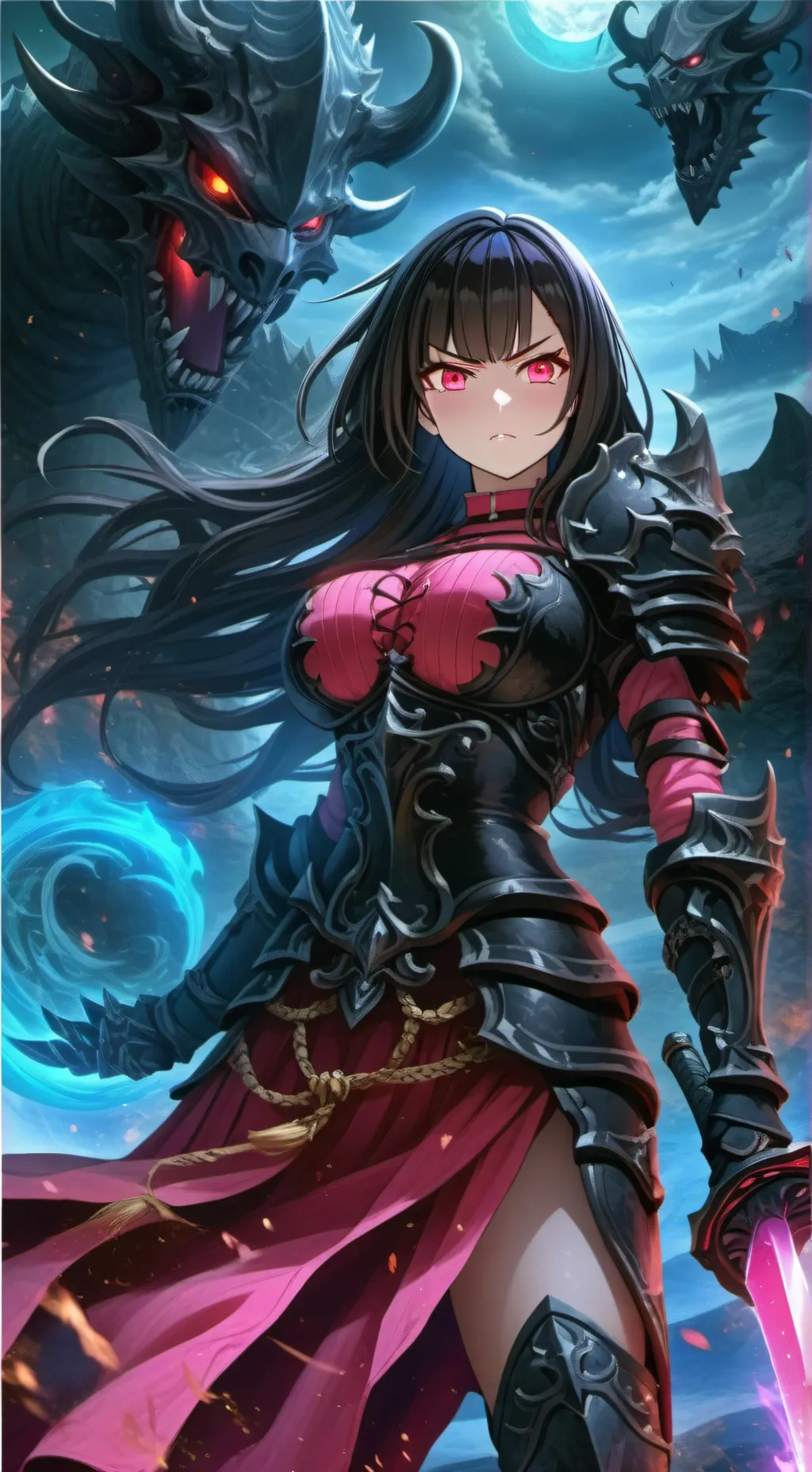ai character: Nia DeathKnight background