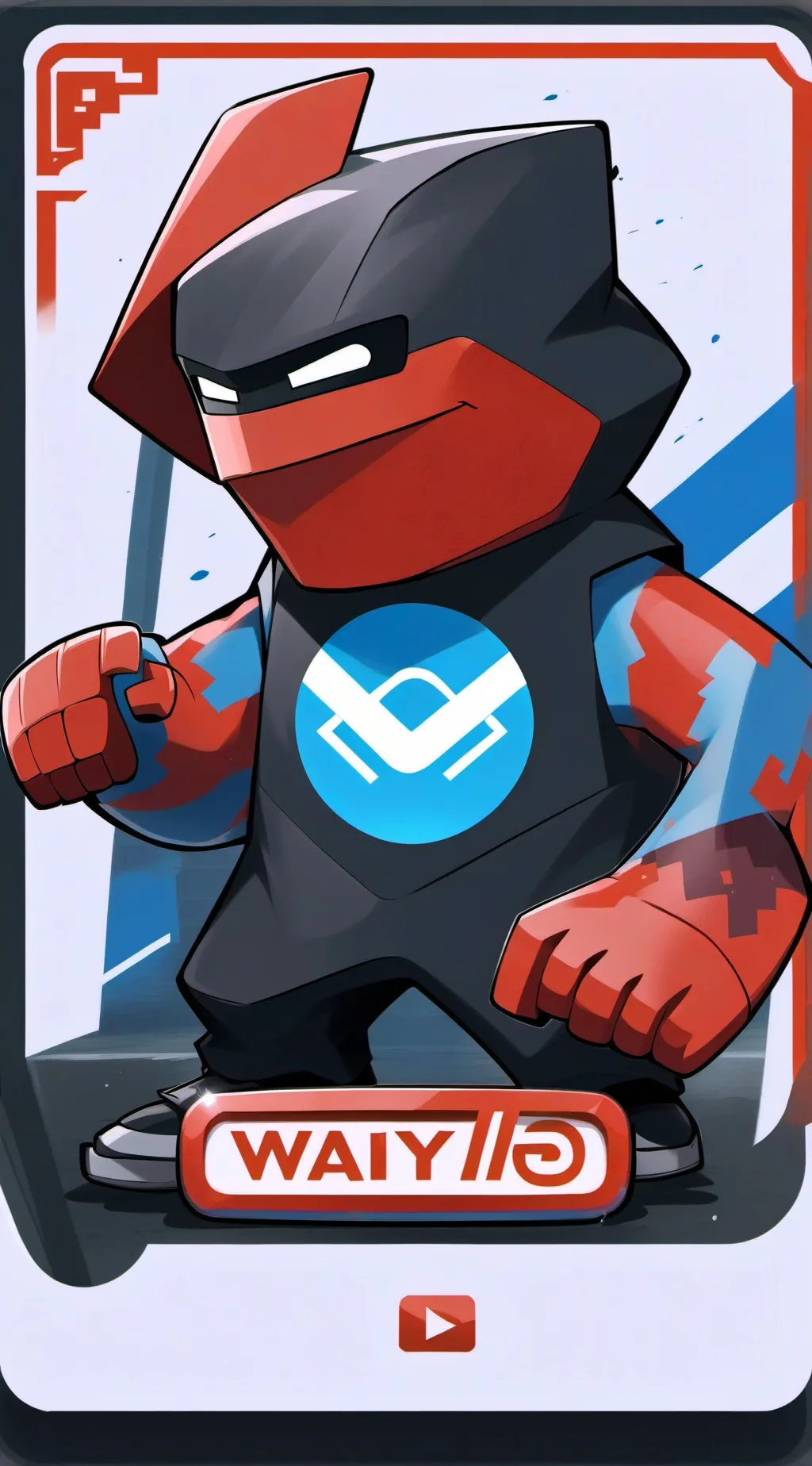 ai character: YouTube background