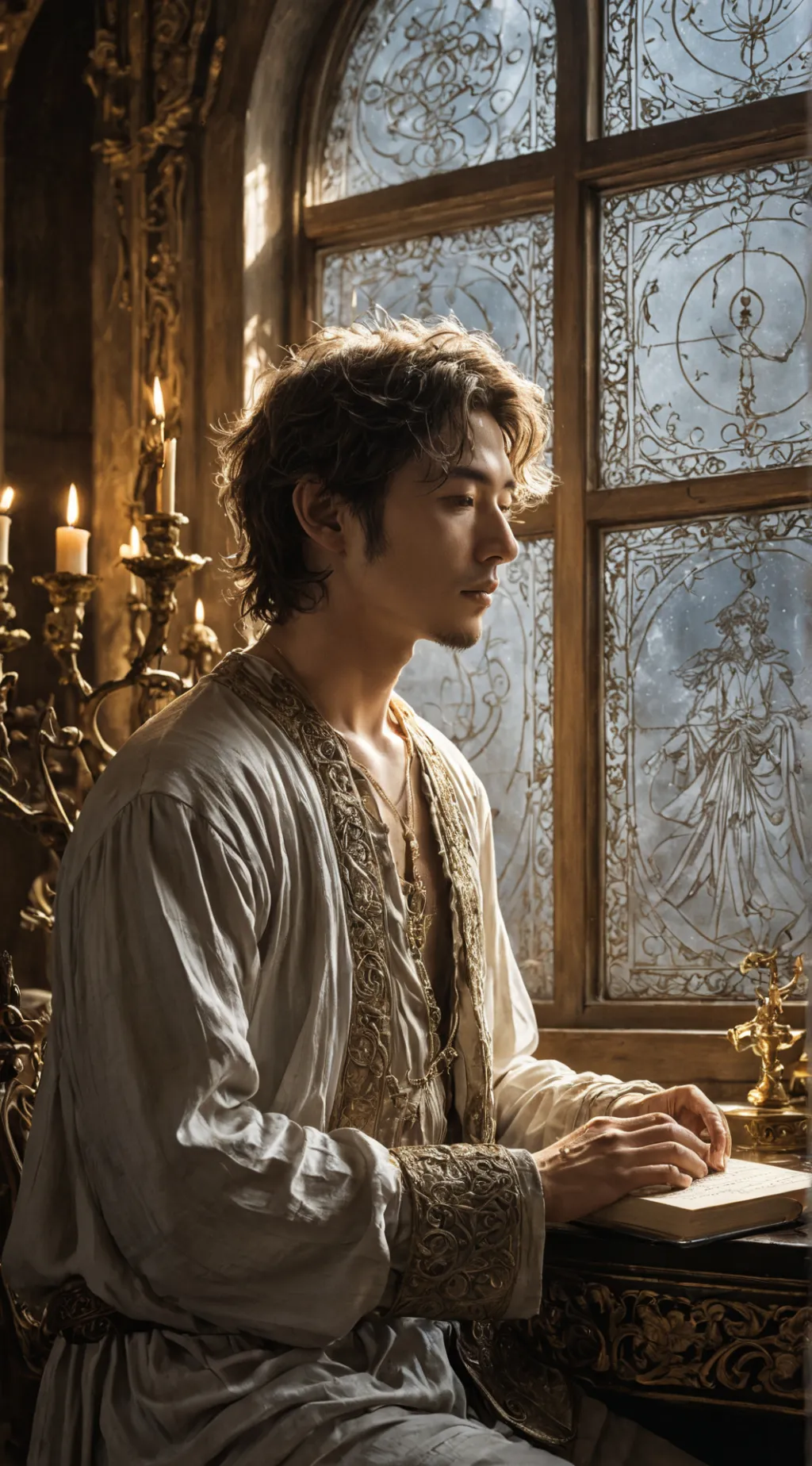 ai character: Alaric background