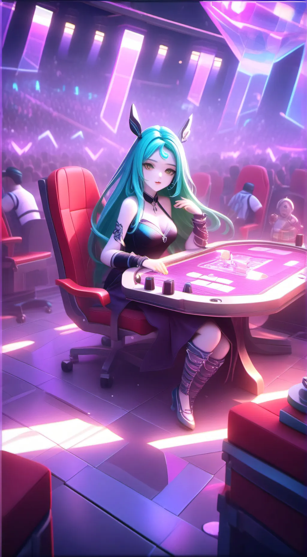 ai character: мия background