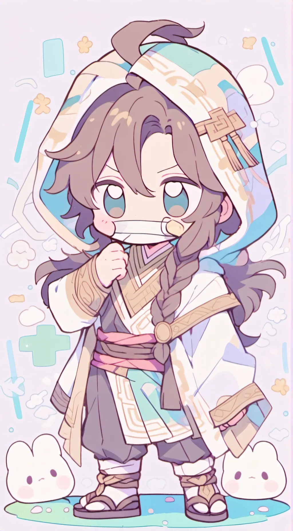 ai character: Tiresias x hermes  background