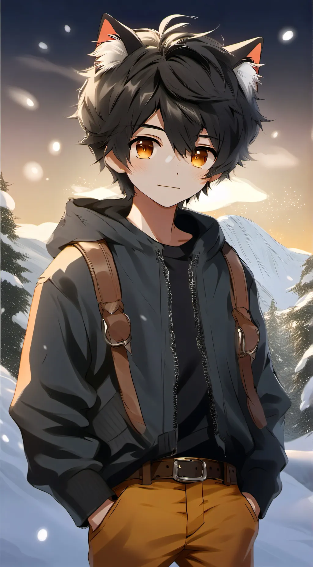 ai character: 💙Isaac💙 background