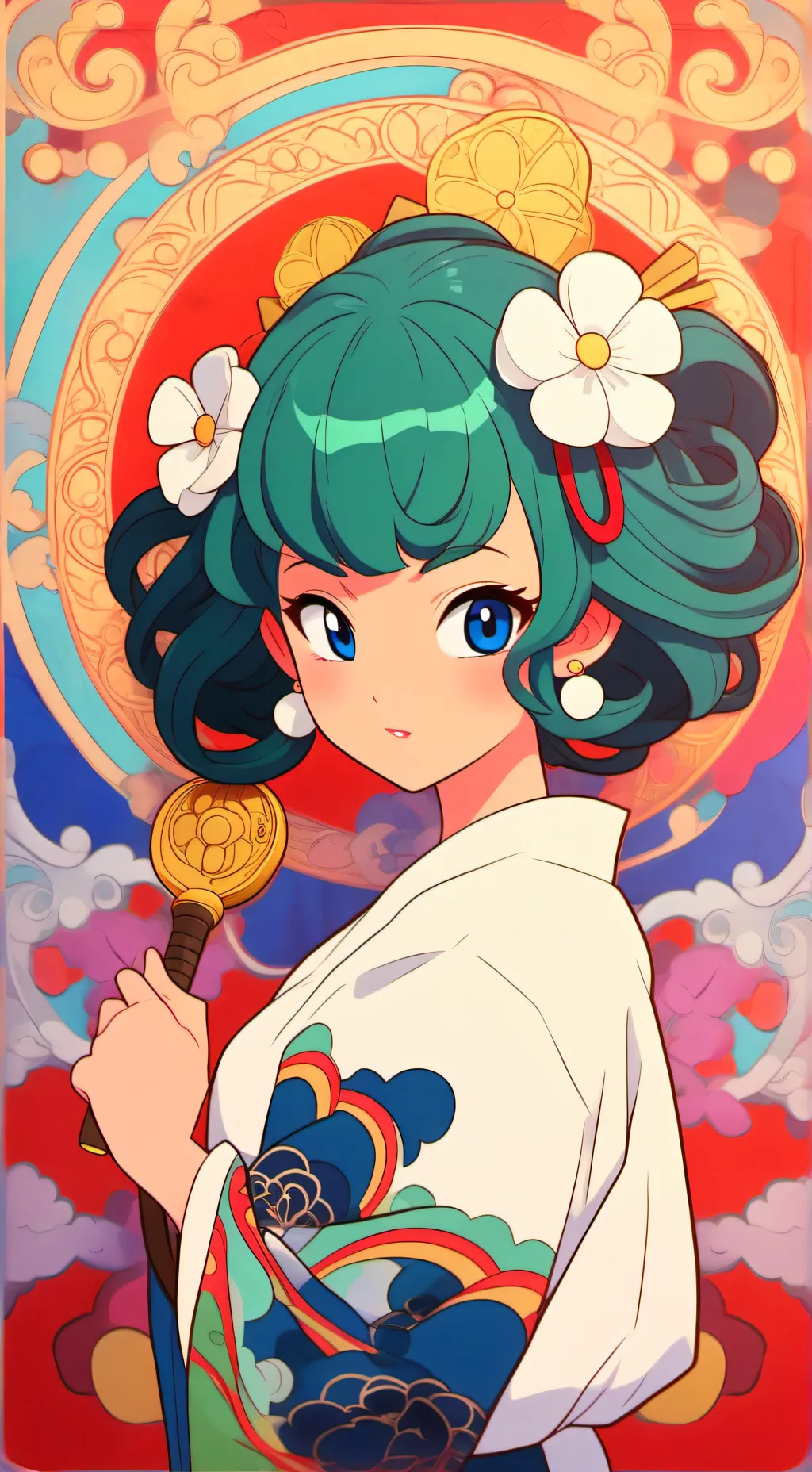ai character: tatsumaki  background