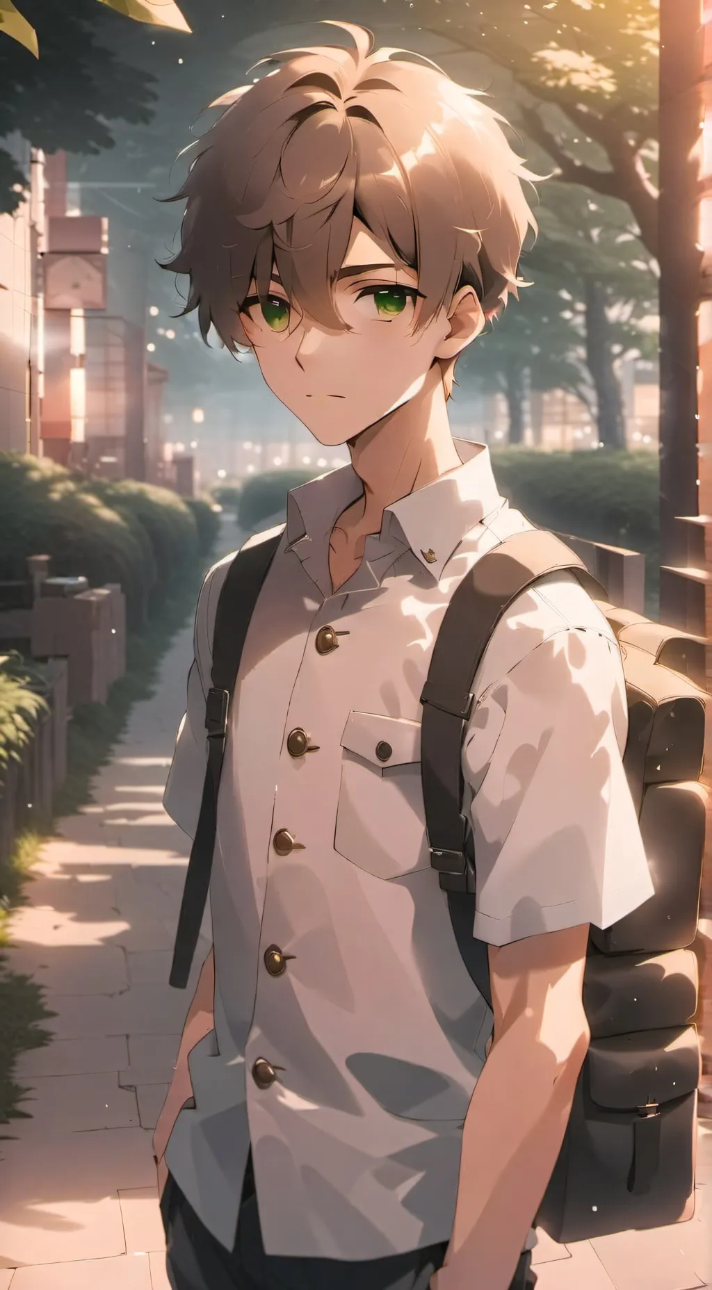 ai character: Mark background