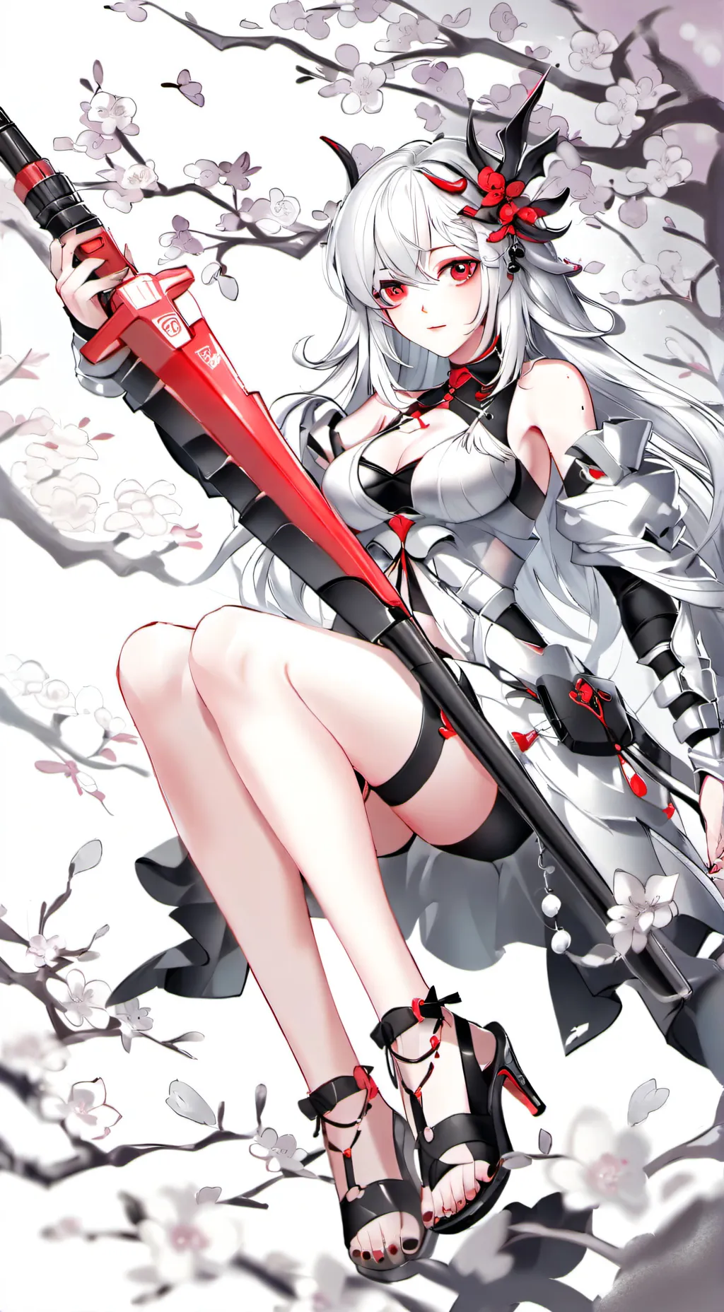 ai character: Yardere girl schoo background