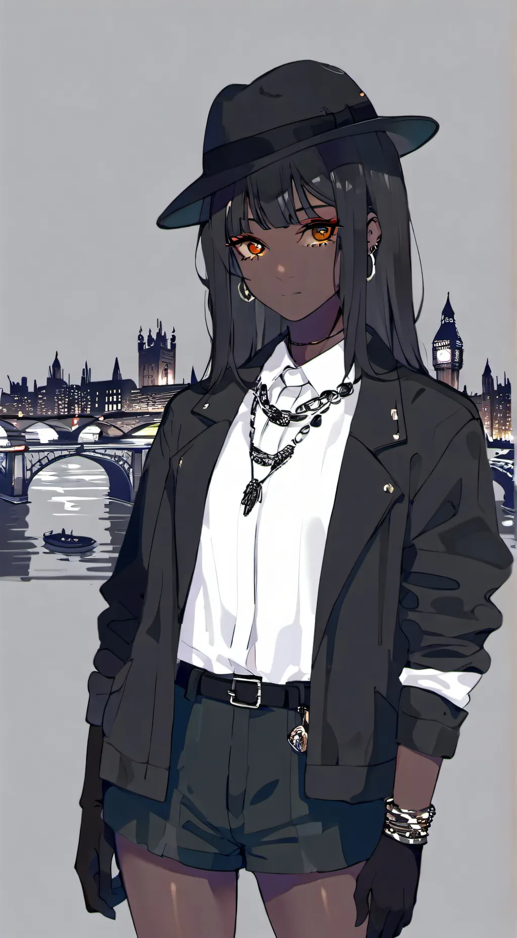 ai character: Blacky background