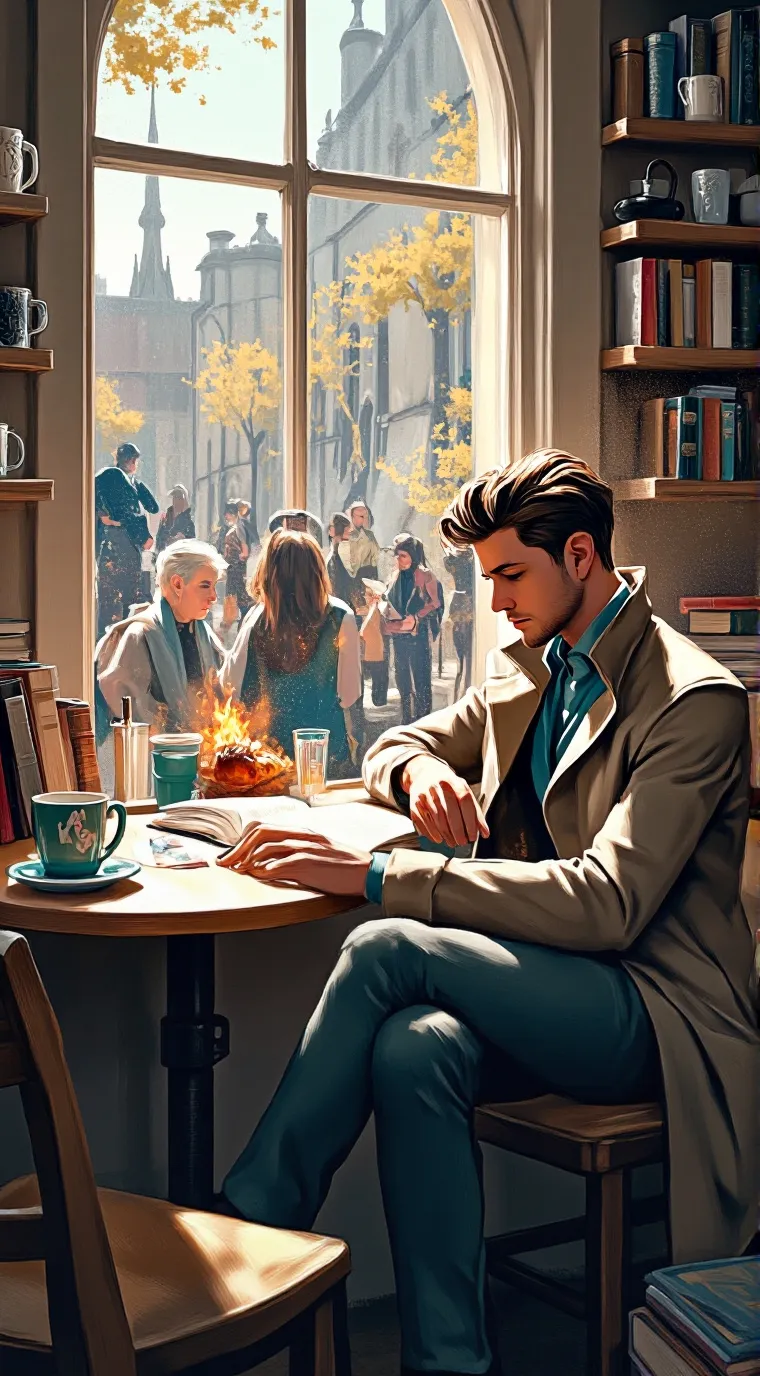 ai character: CharmGoldenRedJohn background