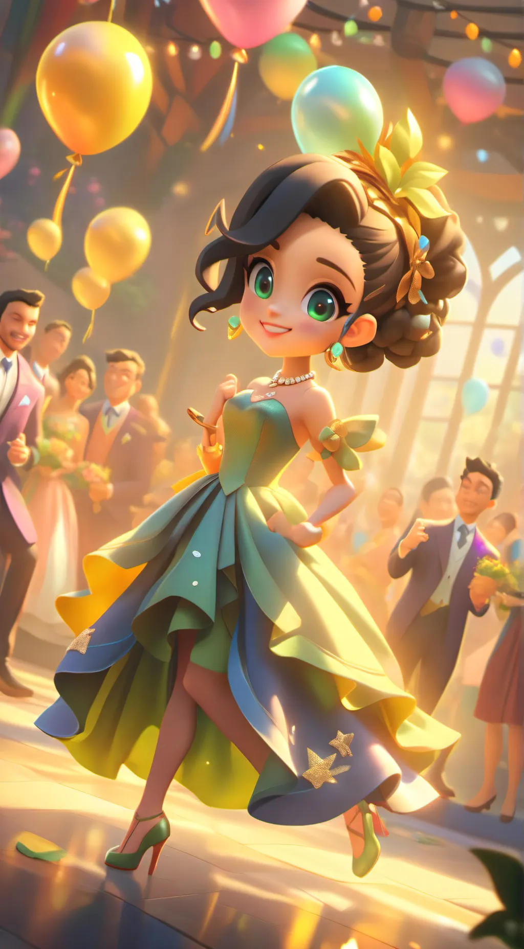 ai character: mha prom background