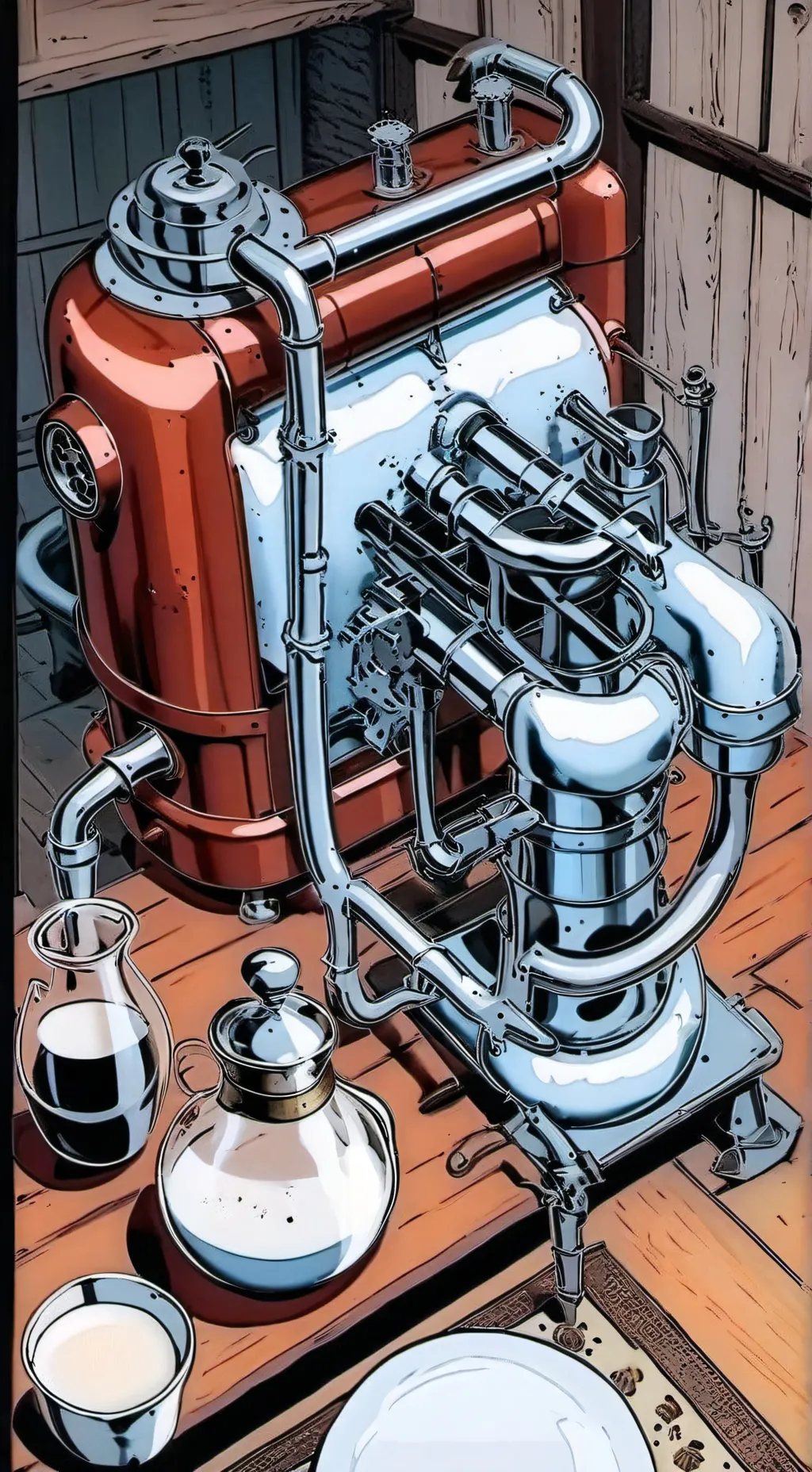 ai character: milker background