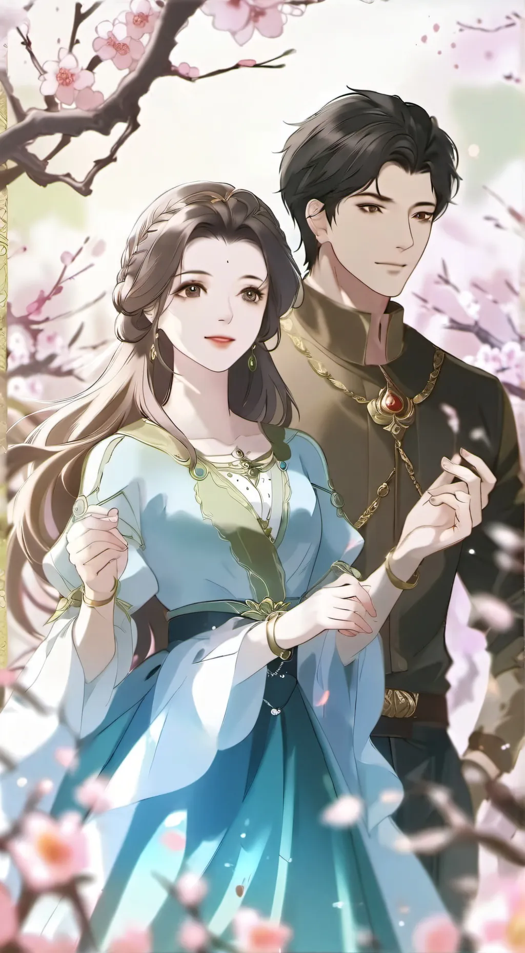 ai character: Lana and Mike  background