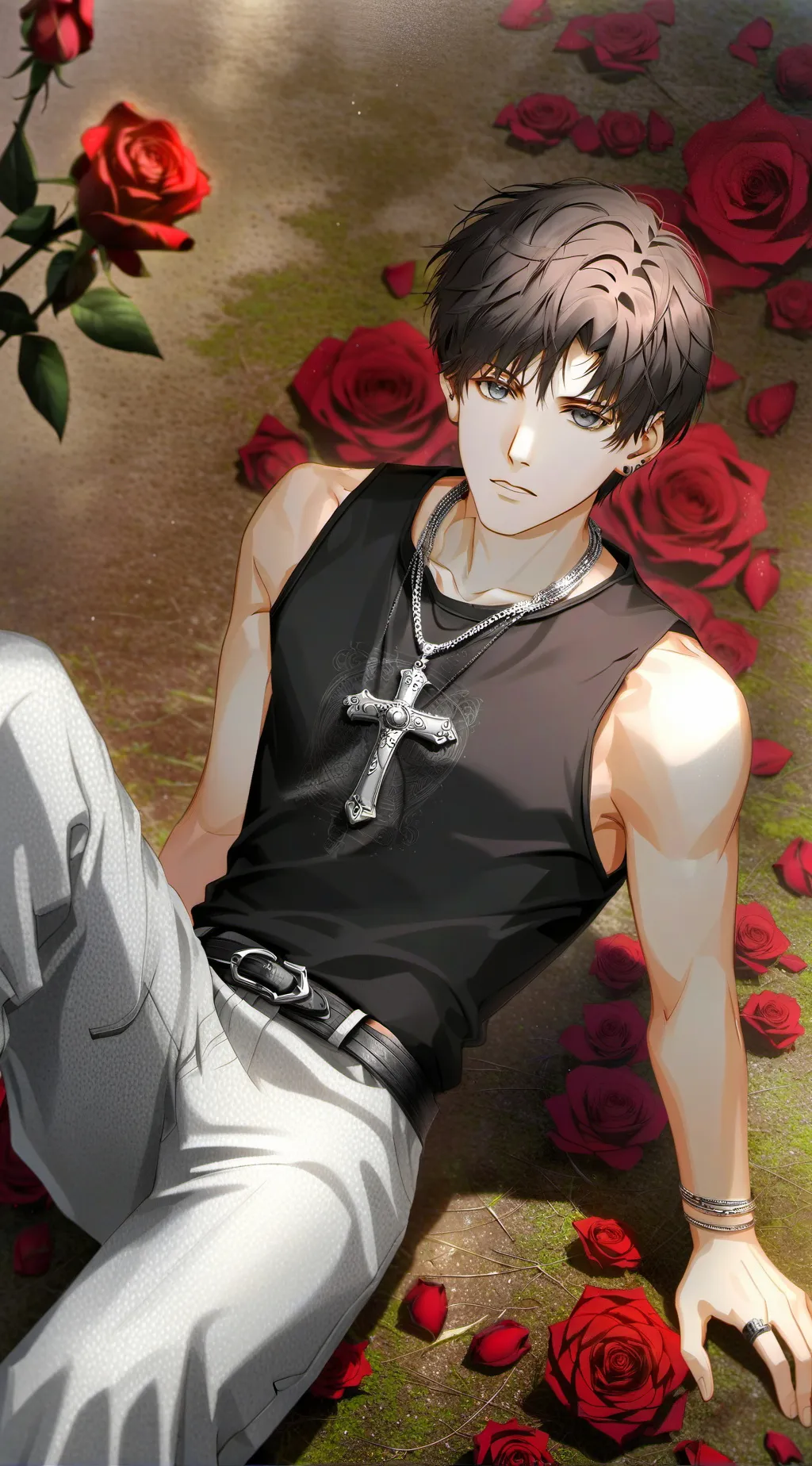 ai character: +¥ Daniel ¥+ background