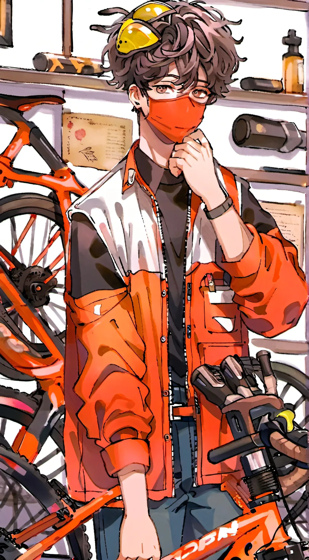 ai character: Leon background