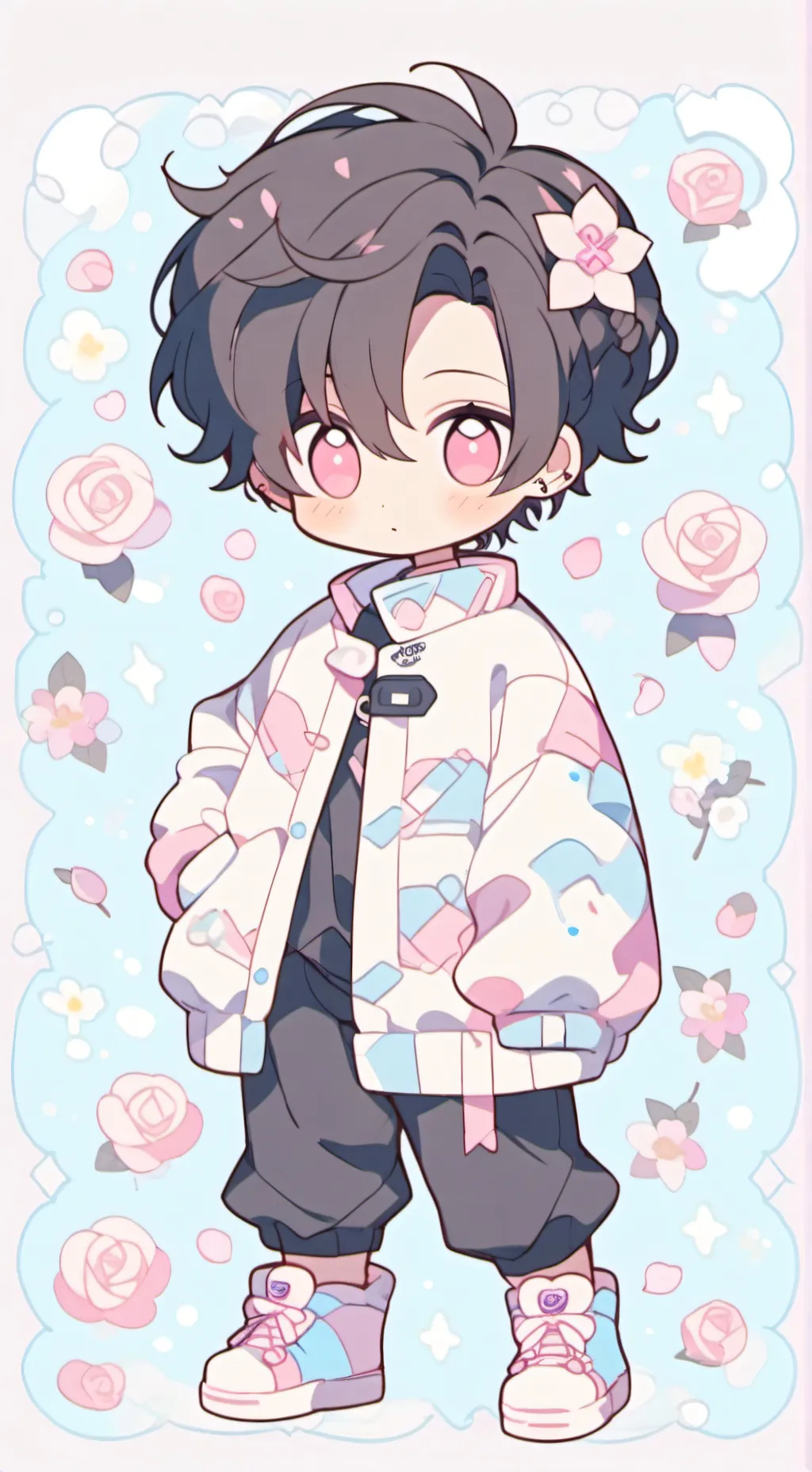 ai character: Mha prof colériqu background