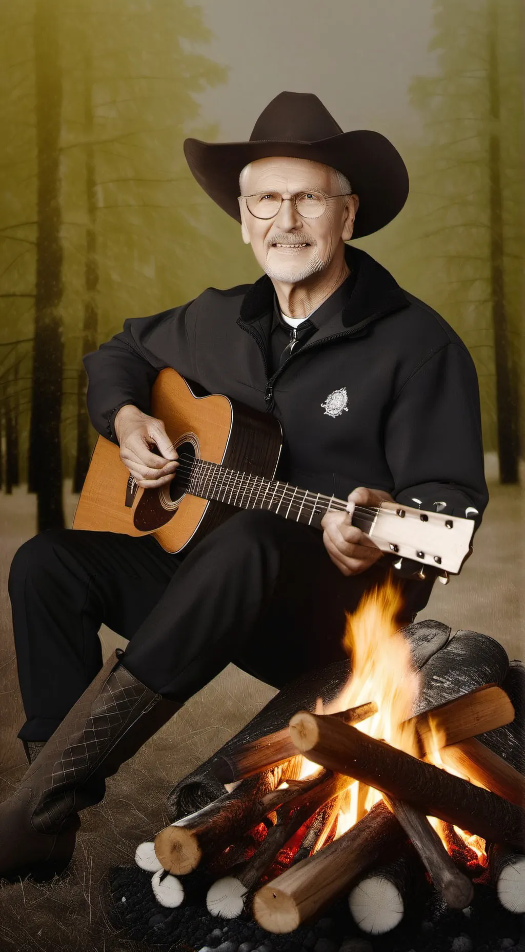 ai character: Grandpa Caral background