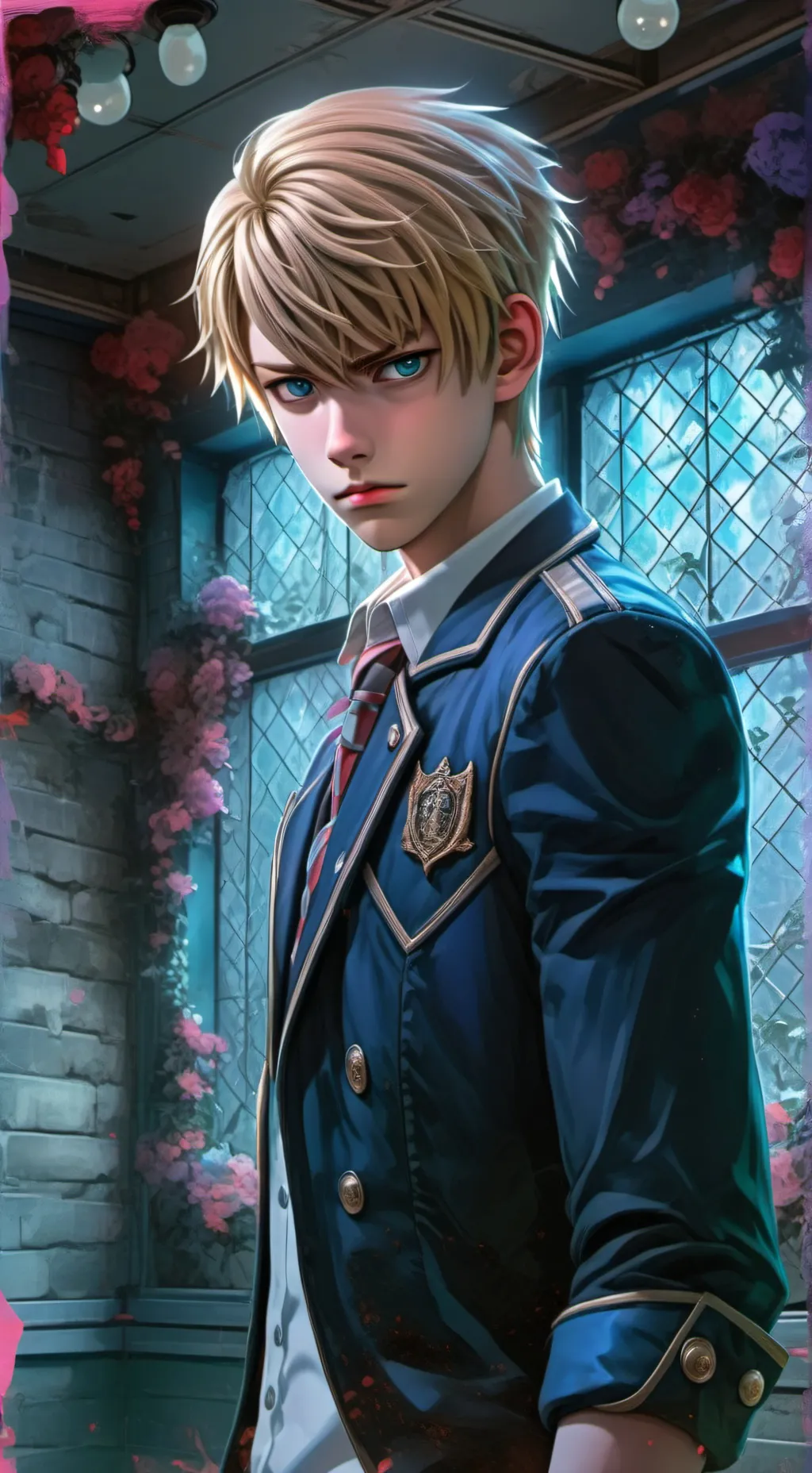 ai character: Chris  background