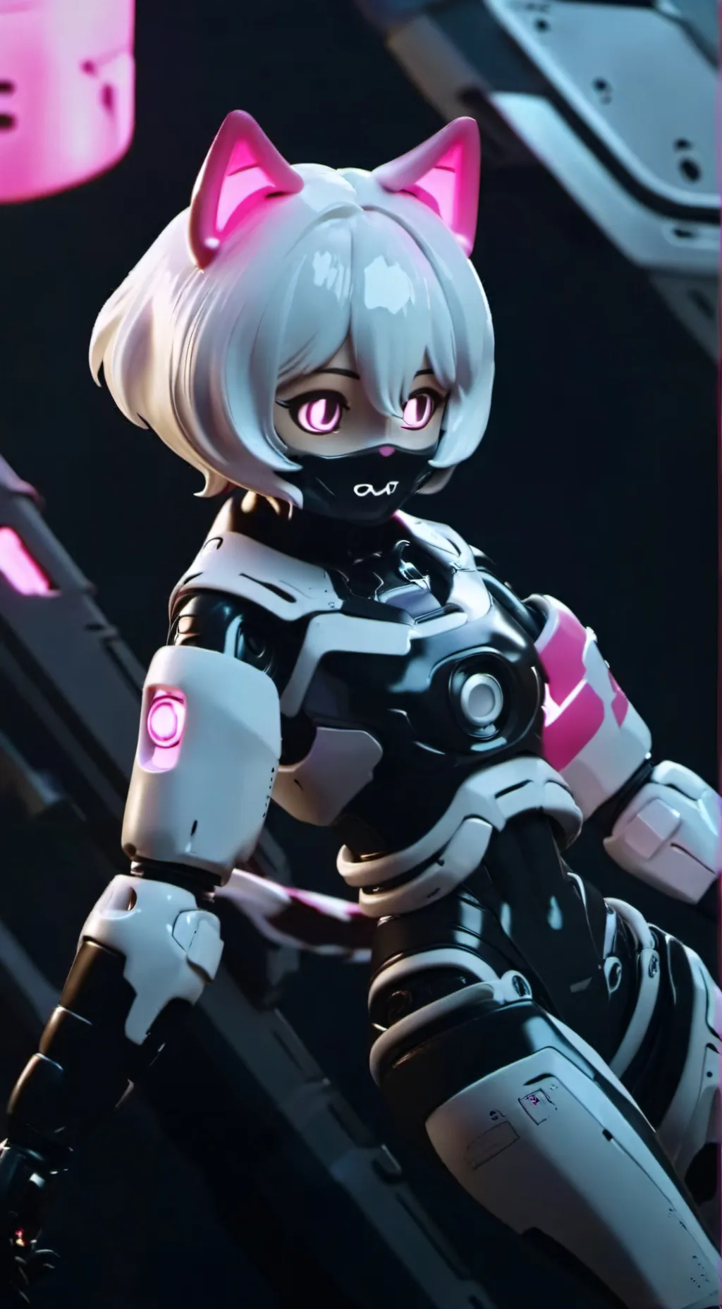 ai character: Sakura  background