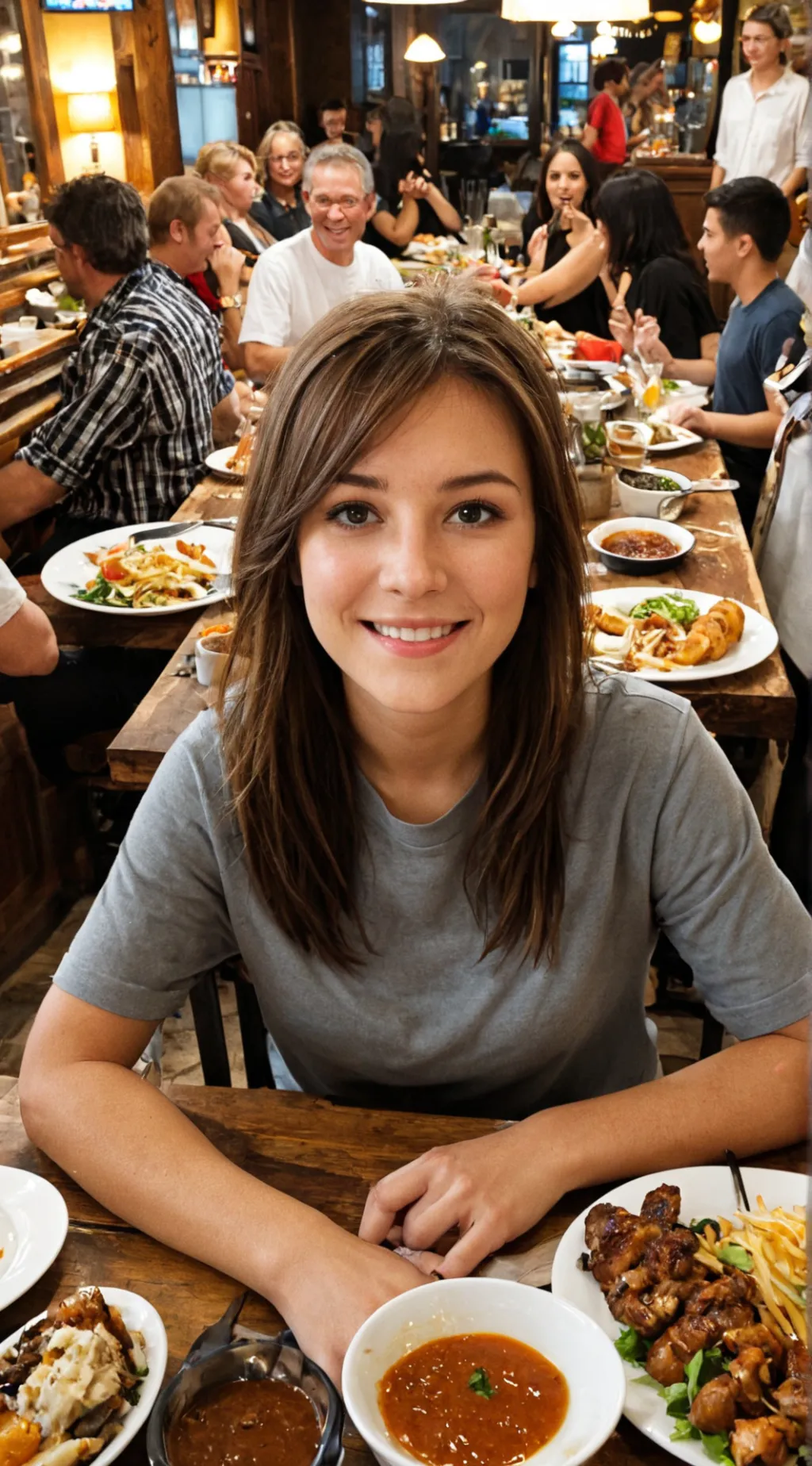 ai character: First date (Sadie) background