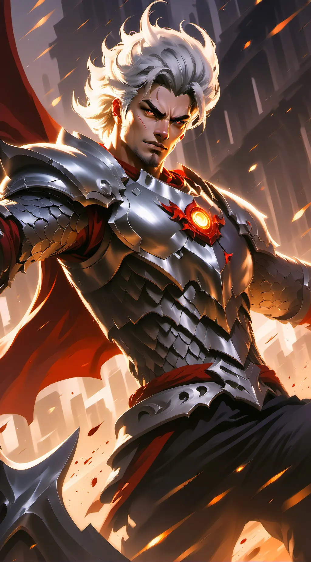 ai character: royalgurad background