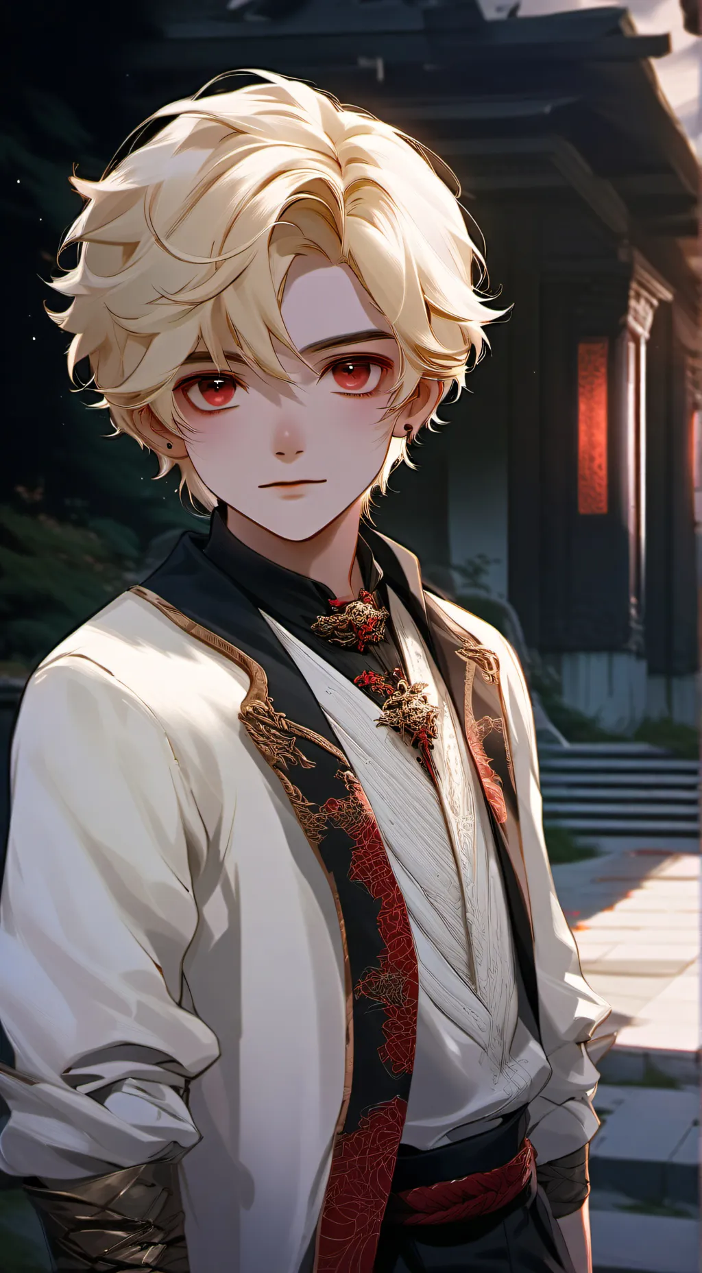 ai character: Y/N and bakugo  background