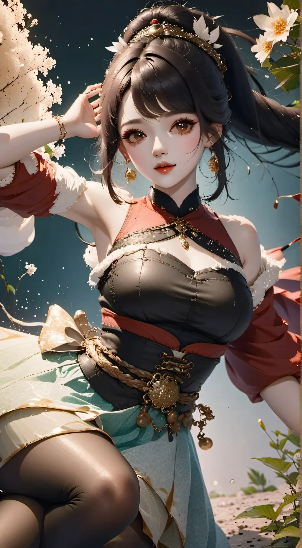 ai character: EMLIY THE PICK ME  background