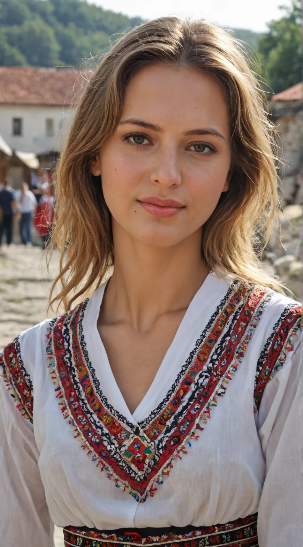 ai character: Сербия  background