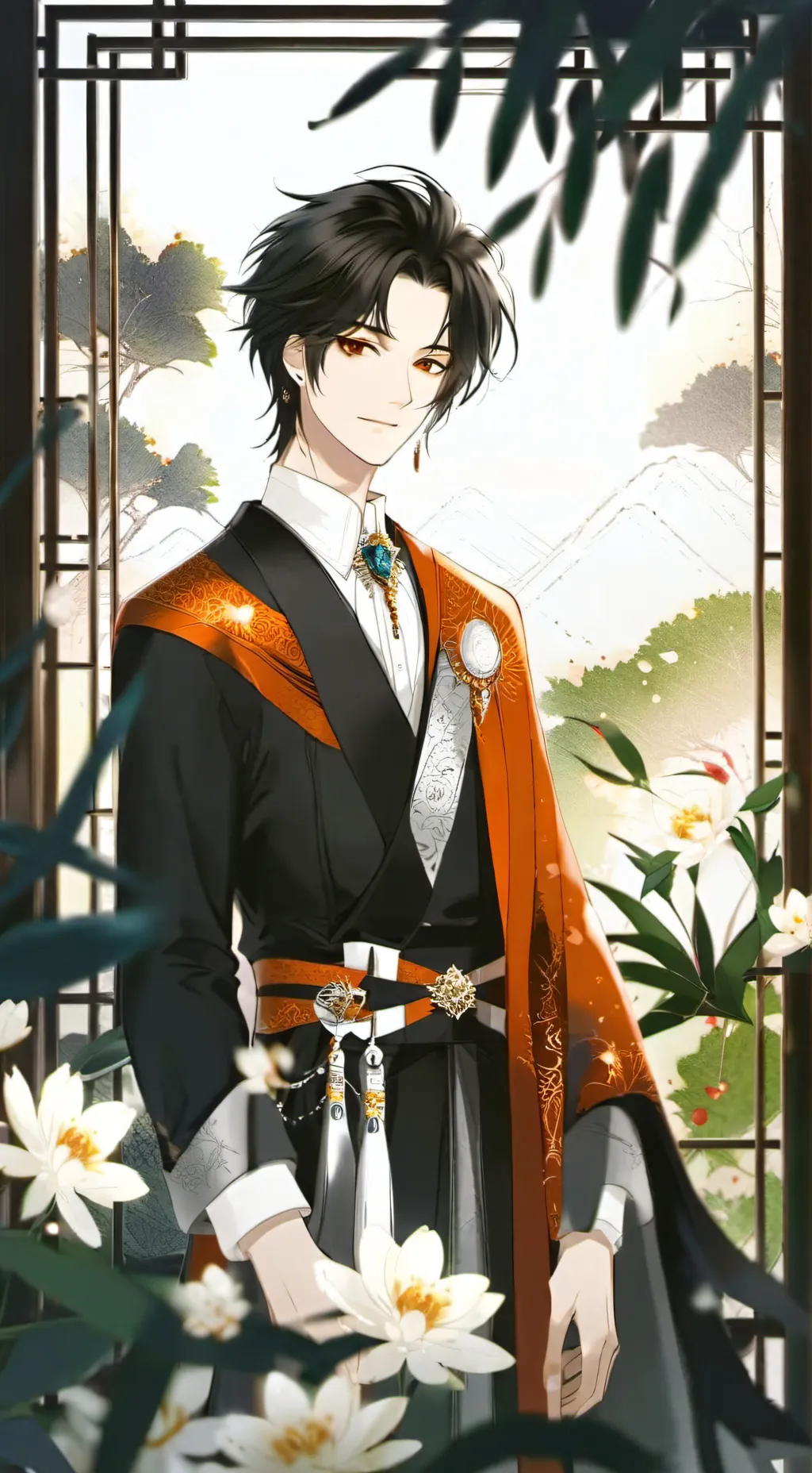 ai character: ♤Markuss♤ background